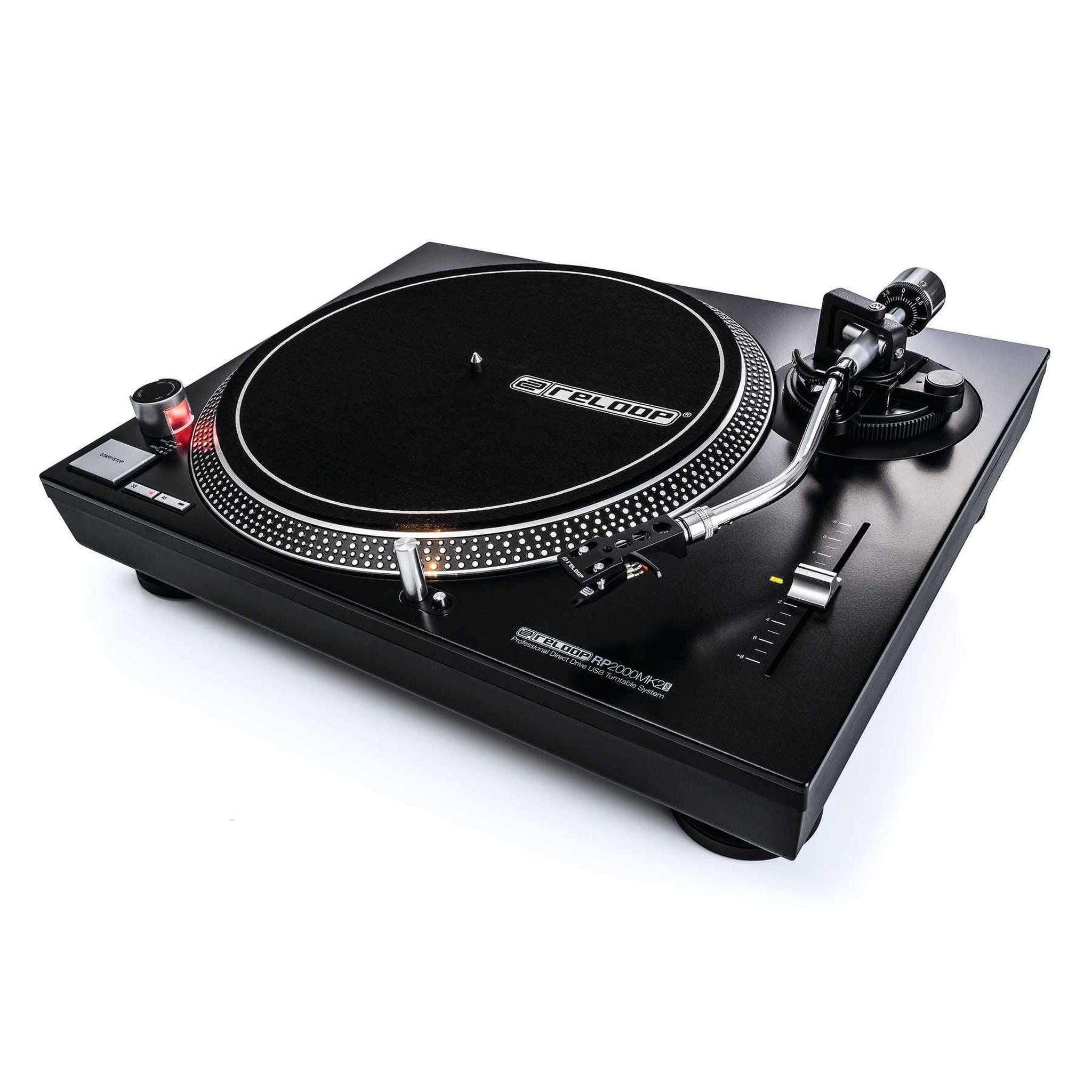 Reloop RP-2000 MK2 Professional Direct Drive USB Turntable System Reloop