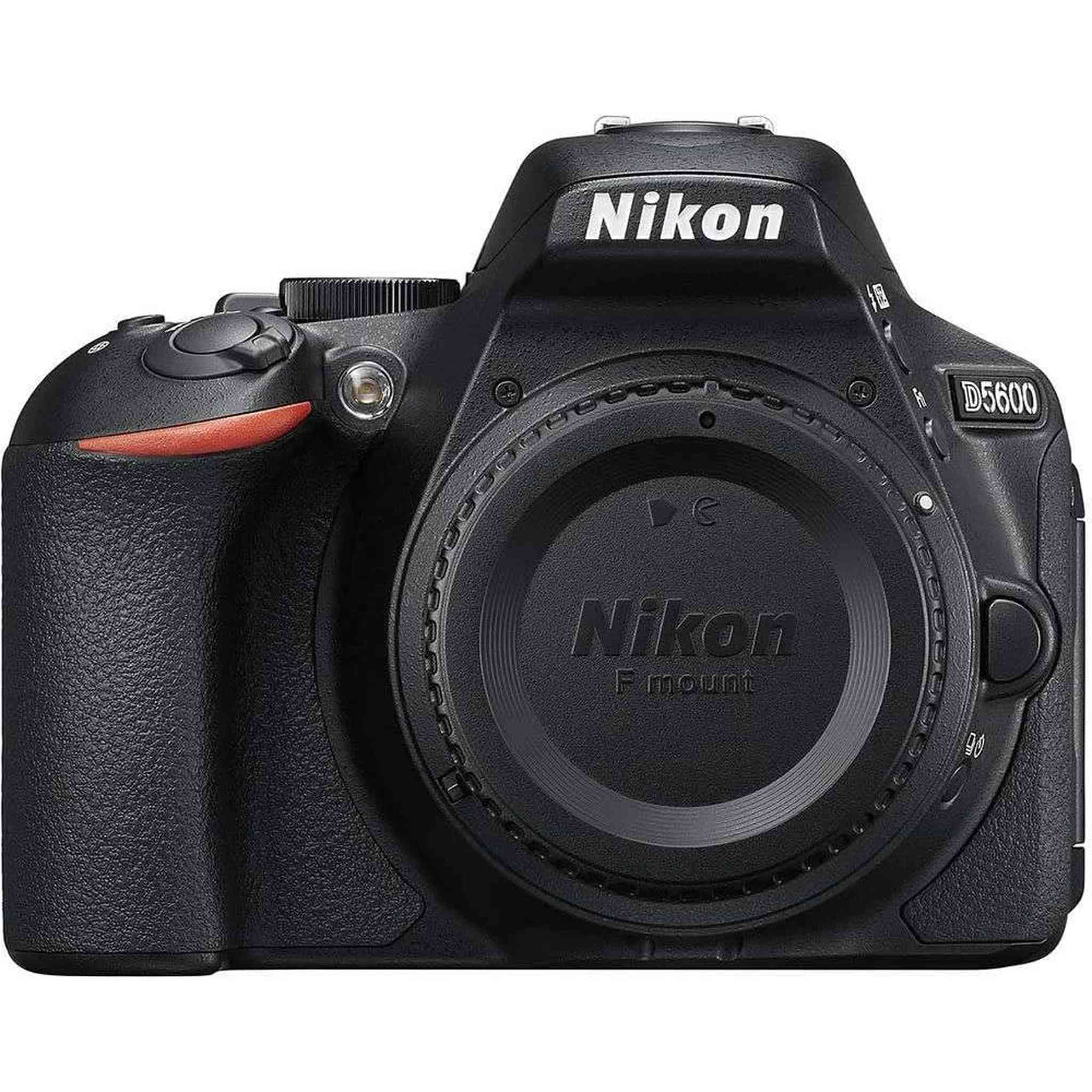Nikon D5600 24 MP DX-Format Full HD 1080p Digital SLR Camera Body 1575B - Black Renewed - Reconditioned Nikon