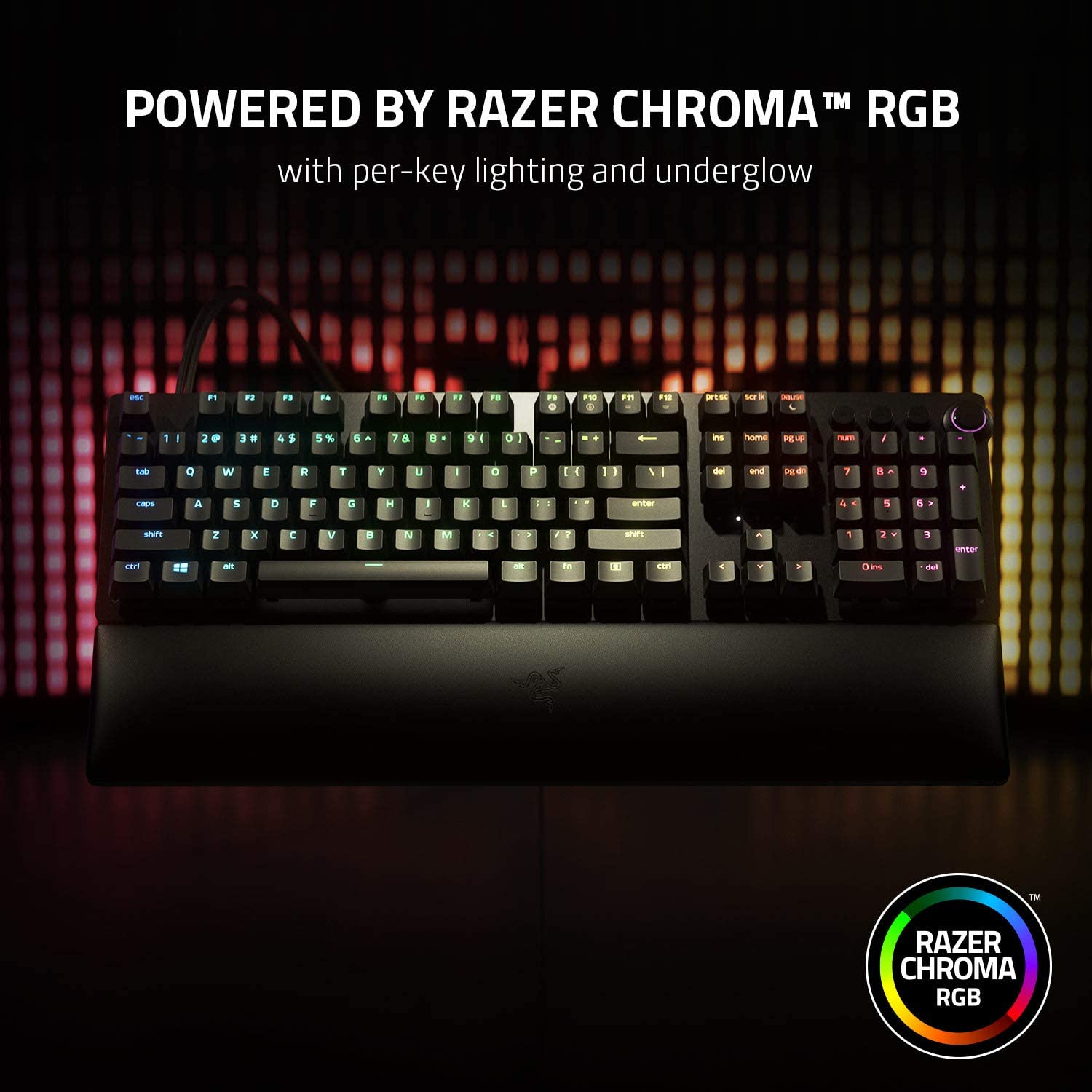 Razer Huntsman V2 Pro Analog Optical Gaming Keyboard with Mouse Pad Bundle