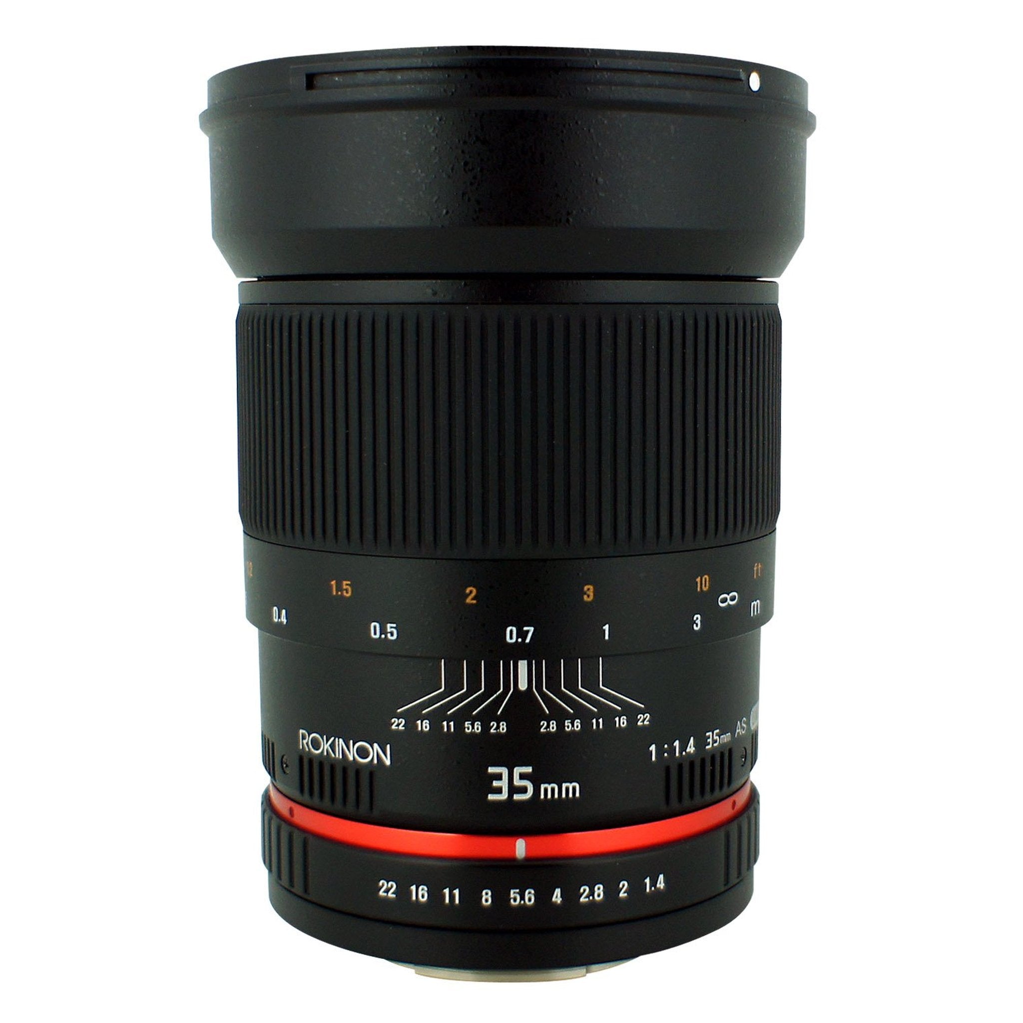 Rokinon 35mm F/1.4 AS UMC Wide Angle Lens for Olympus RK35M-O Rokinon