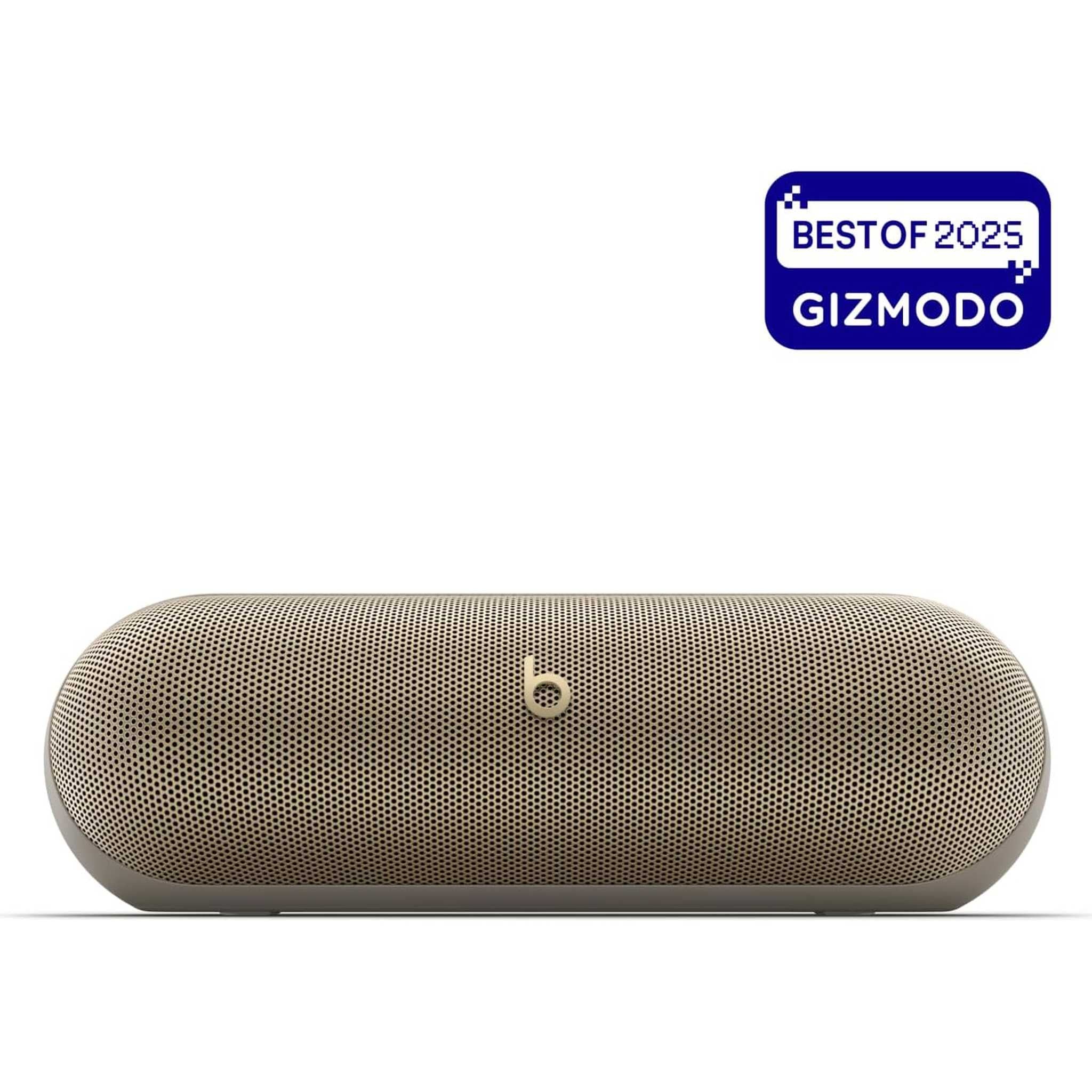 Beats Pill - Wireless Bluetooth Speaker and Portable Charger via USB-C - Up to 24 Hours Battery Life, IP67 Water Resistant, Apple & Android Compatible, Built-in Microphone - Champagne Gold