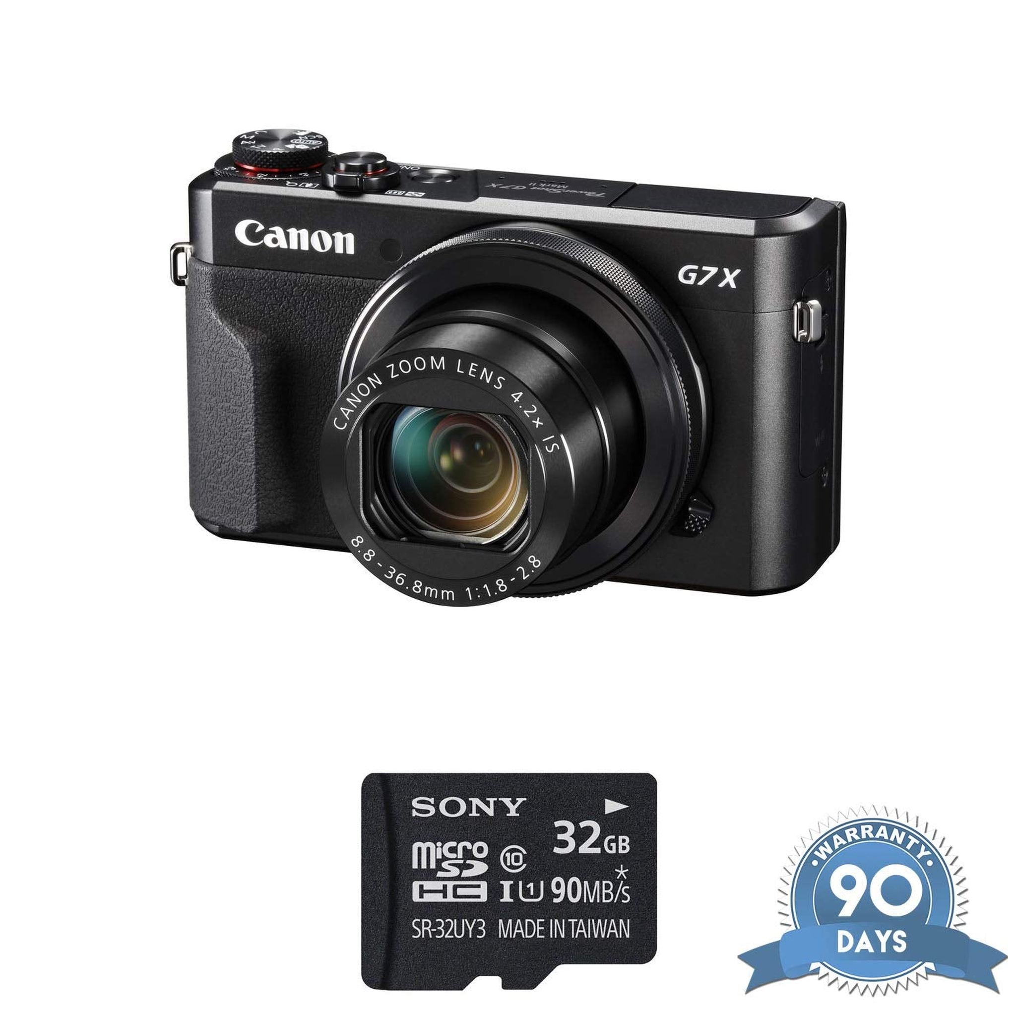 Canon PowerShot G7 X Mark II Digital Camera with Memory Card - Renewed - Reconditioned Canon
