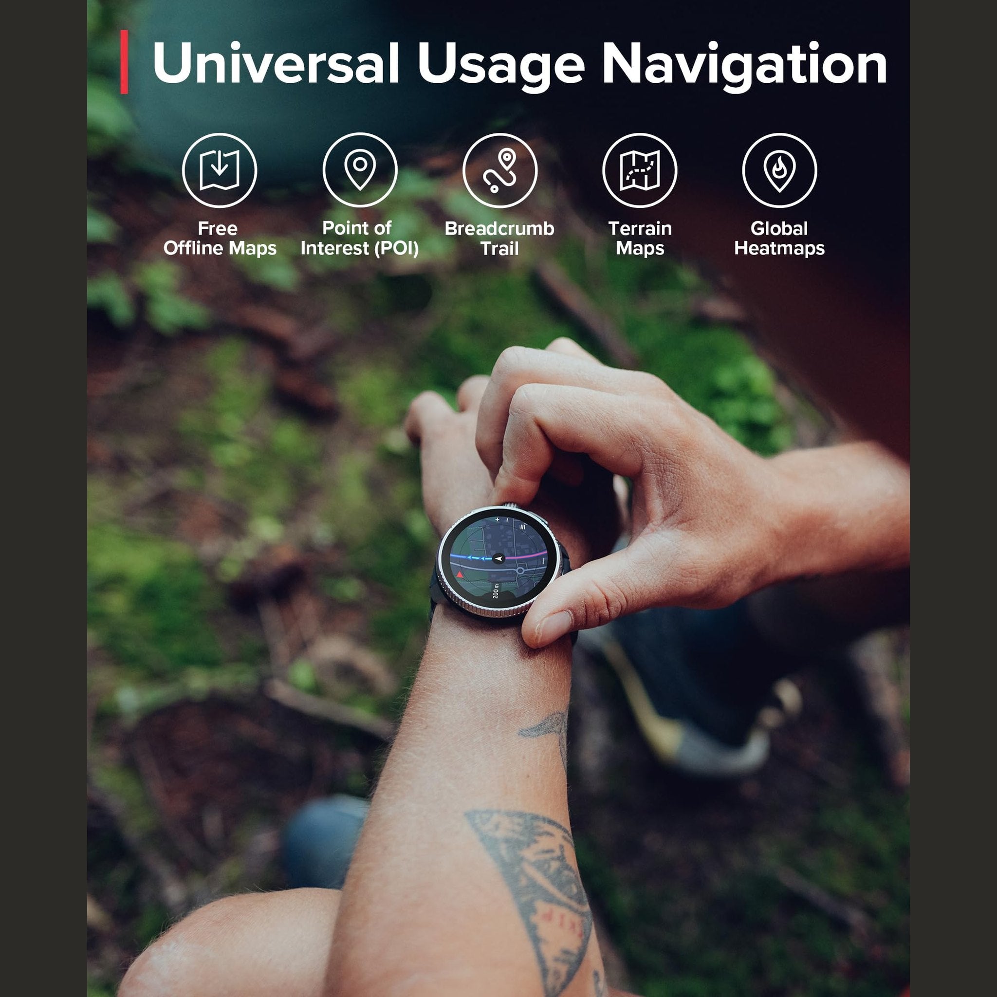 SUUNTO Race: GPS Sports Watch, Large & Bright AMOLED Color Screen, Long Battery Life