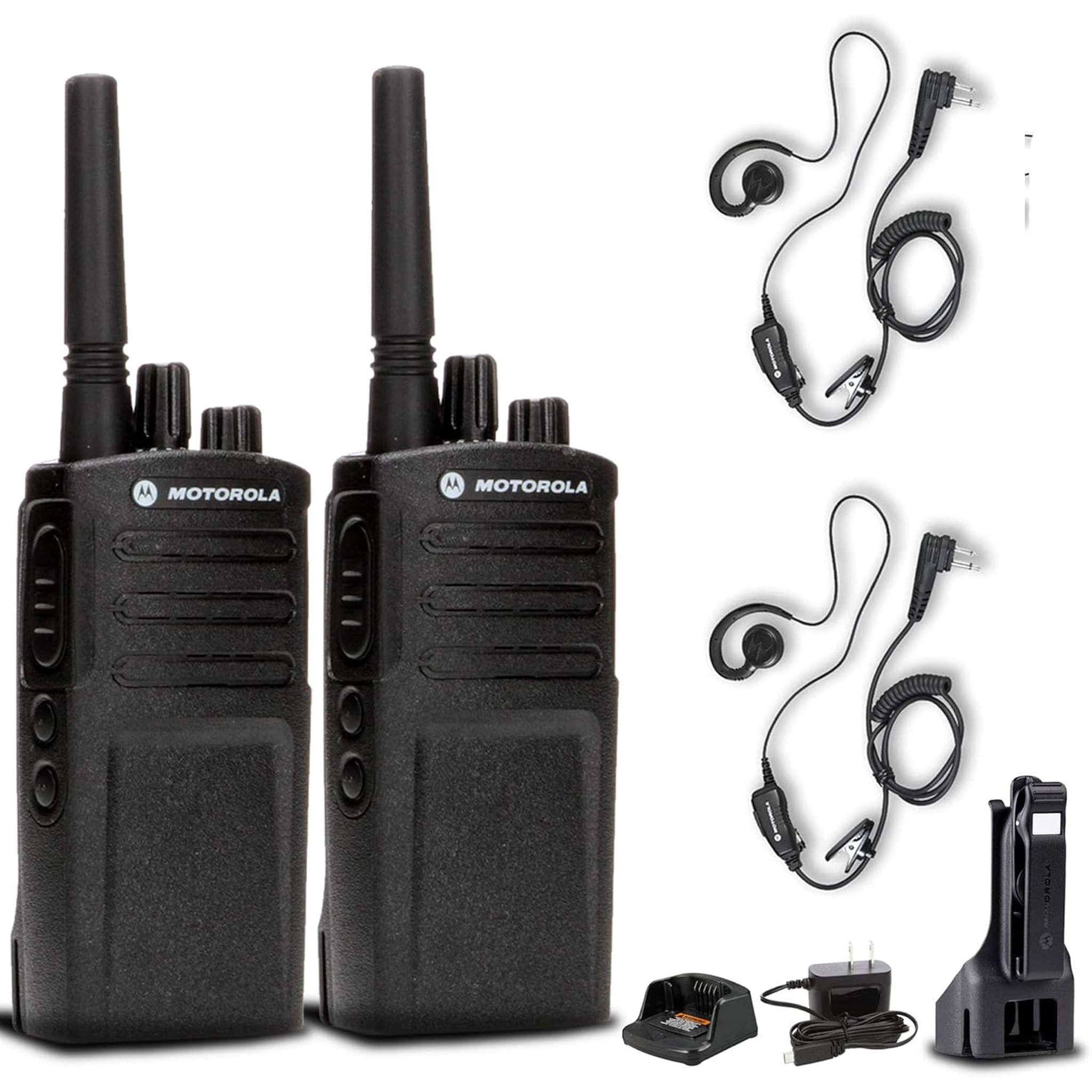 2 x Motorola RMV2080 On-Site 2-Way Radio + Motorola HKLN4604 Earpiece + More Motorola Solutions