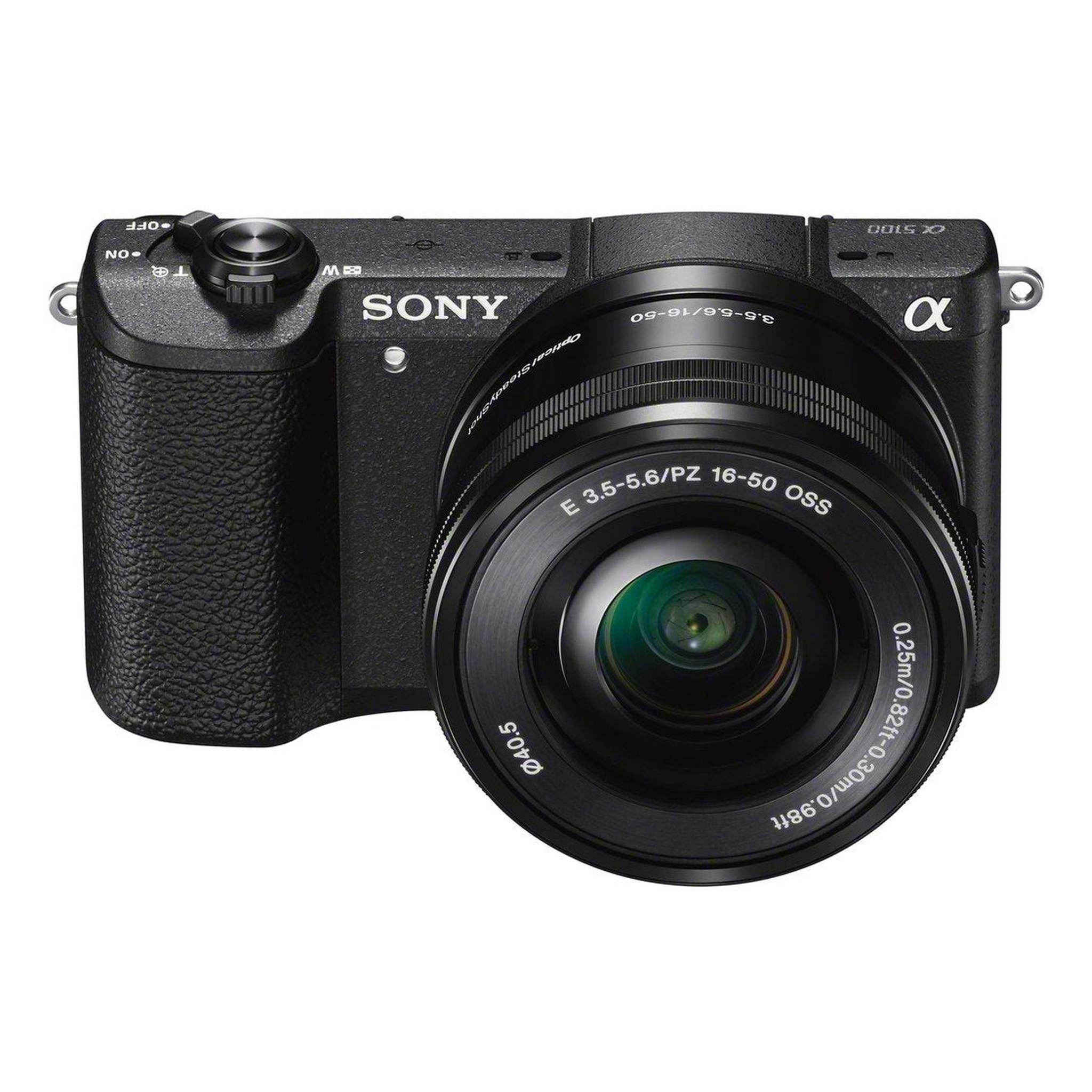 Sony Alpha a5100 Mirrorless Digital Camera with 16-50mm Lens Black