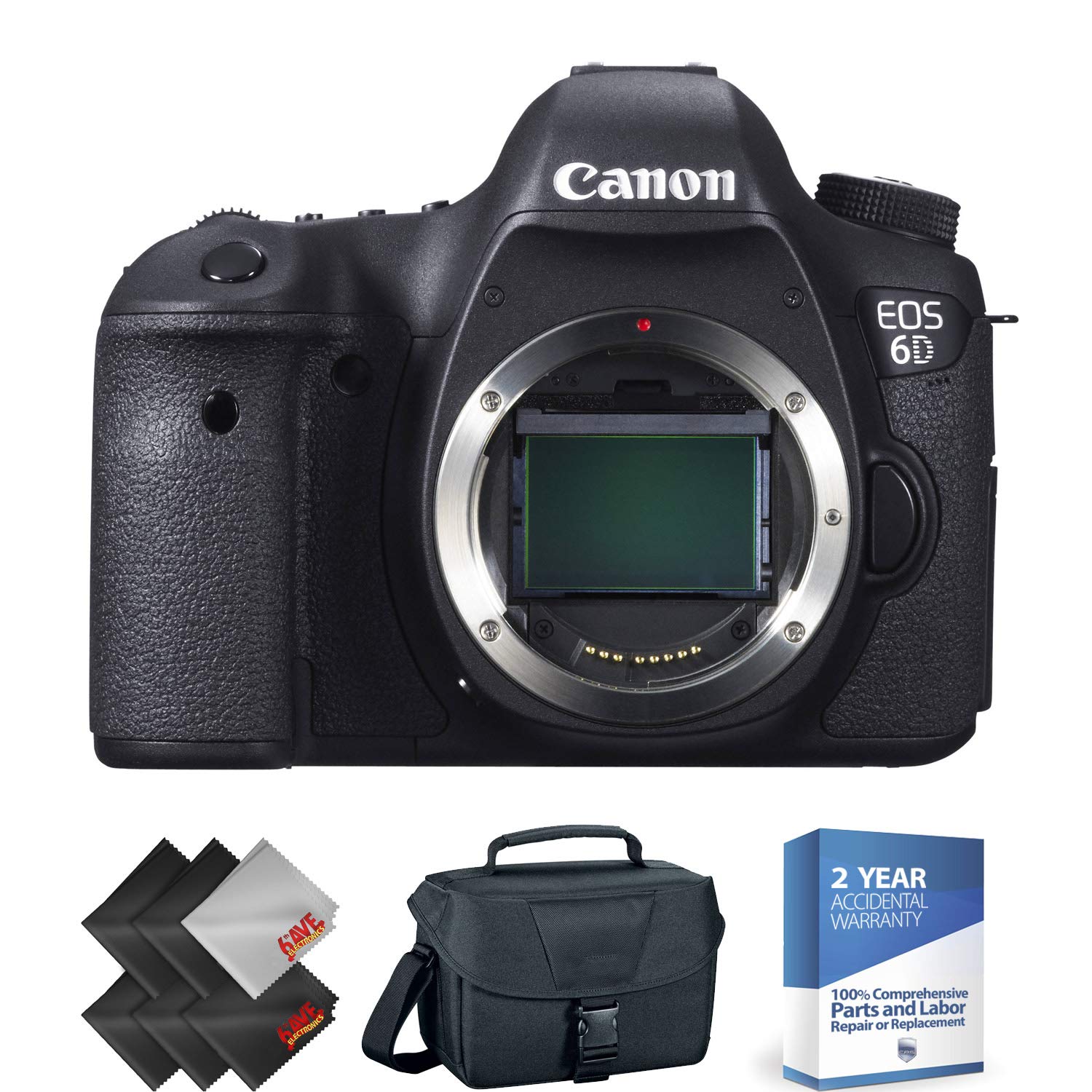 Canon EOS 6D DSLR Camera Body Only - Open Box + 2 Year Accidental Warranty