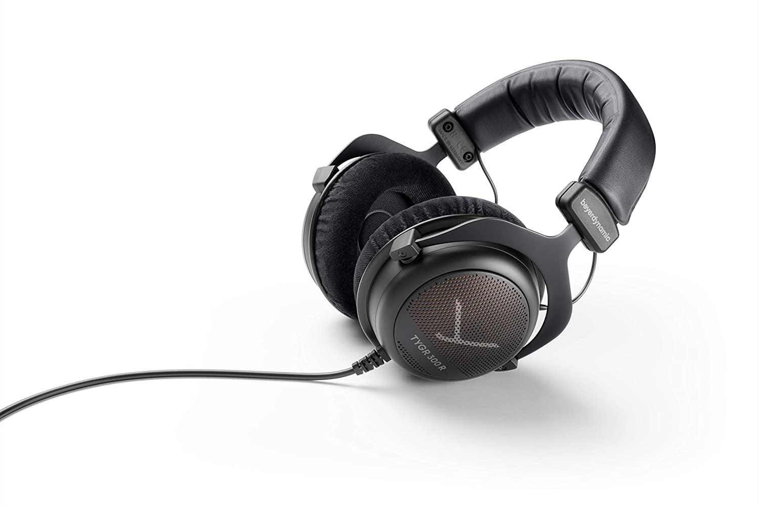 Beyerdynamic TYGR 300R Headphones (Black) Bundle with Headphone Stand