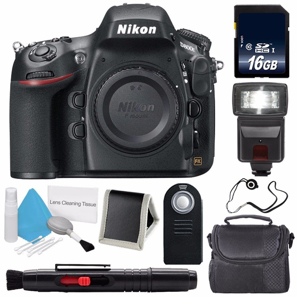 Nikon D800E Digital Camera Body Only International Model + 16GB Memory Card