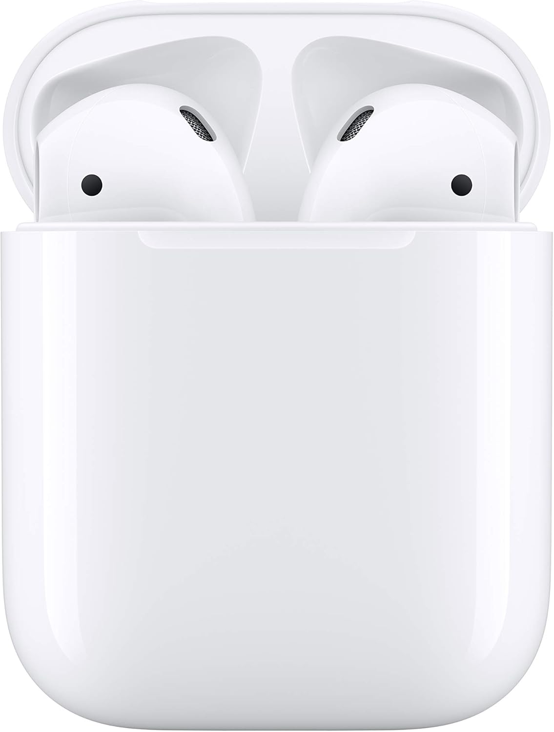 Apple AirPods with Charging Case (2nd Generation) (MV7N2AM/A) - With Cleaning Cloth and USB Power Adapter (Renewed) - Reconditioned