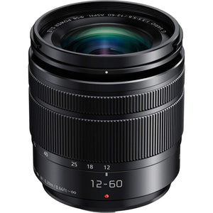Panasonic Lumix G Vario 12-60mm f/3.5-5.6 ASPH. Power O.I.S. Lens with Pro Filter Renewed - Reconditioned Panasonic