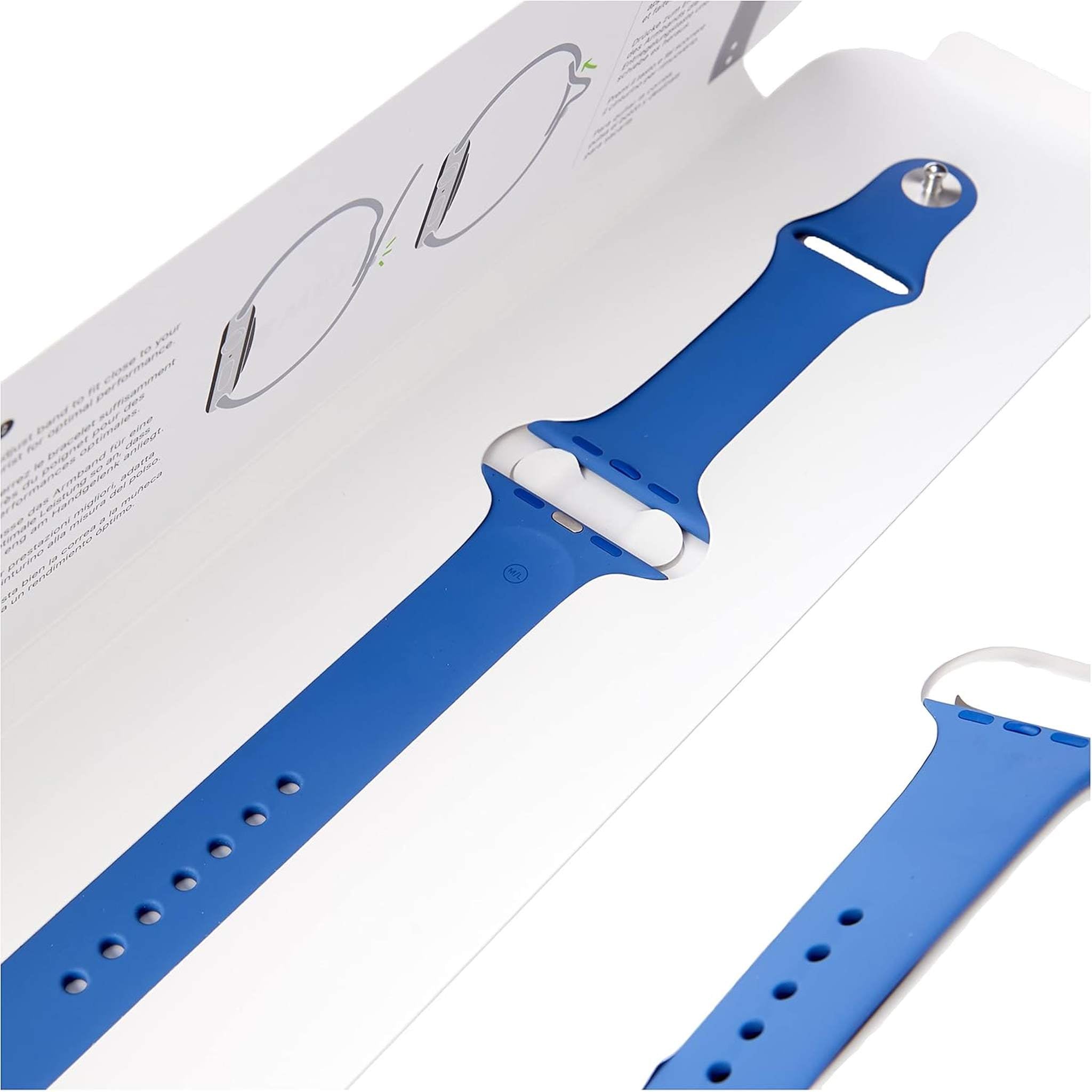 Apple Watch Sport Band 44mm - Linen Blue - Regular Apple