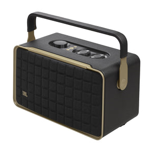 JBL Authentics 300 - Retro Style Wireless Bluetooth/Wifi Home Speaker, Built in Battery 4800mAh , Music Streaming Services via Built-in Wi-Fi, Built in Alexa and Google Assistant