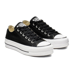 Converse Women's Chuck Taylor All Star Lift Sneakers, Black/White/White, 8.5 Medium US