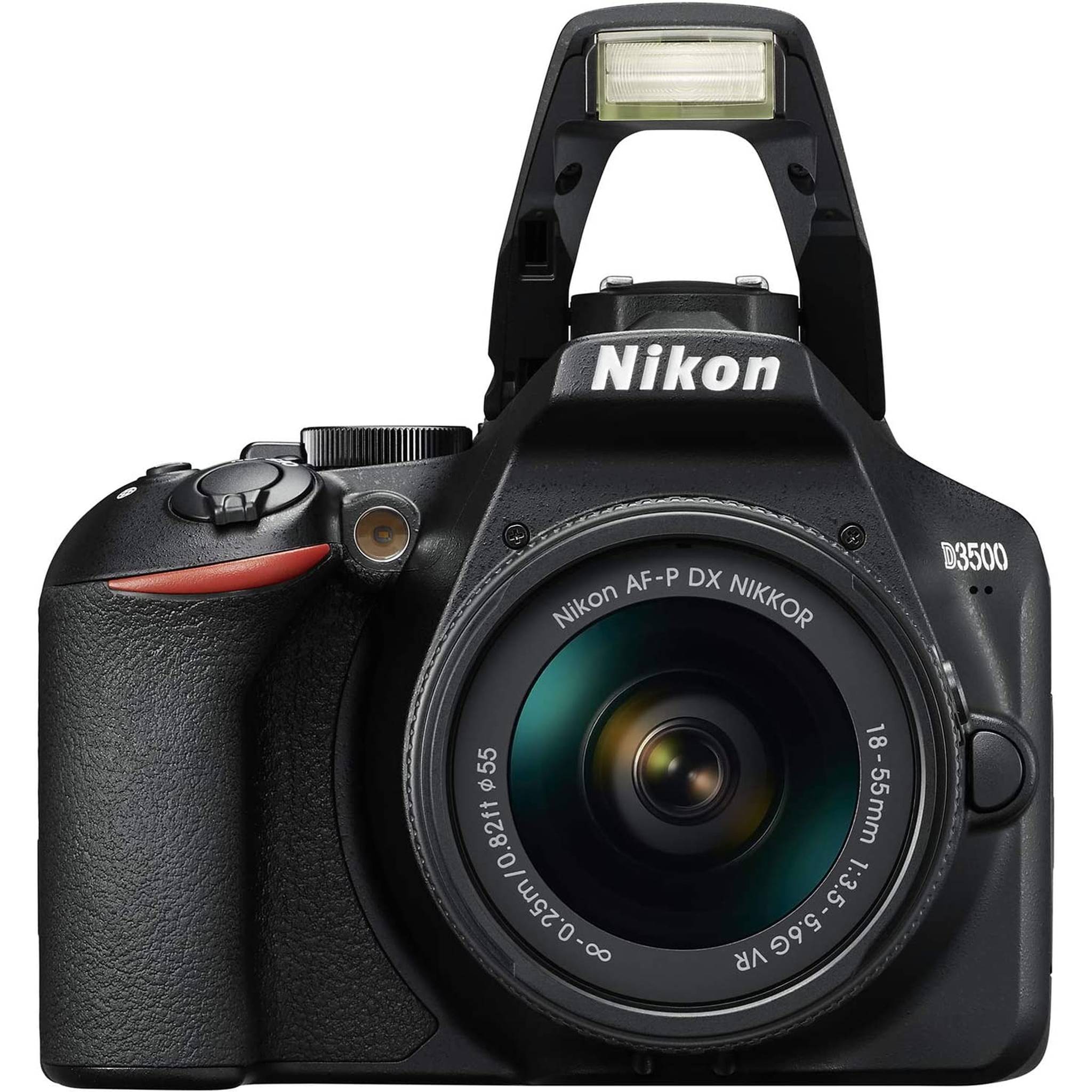 Nikon D3500 24.2MP DX-Format DSLR Digital Camera with 18-55mm Lens - Imported Nikon