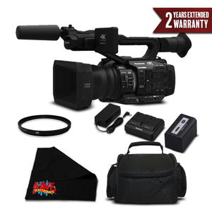 Panasonic AG-UX180 4K Premium Professional Camcorder International Version Essential Plus Bundle