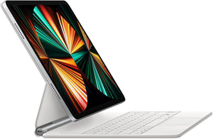 Apple Magic Keyboard: iPad Keyboard and case for iPad Pro 12.9‑inch 3rd, 4th, 5th and 6th Generation , Great Typing Experience, Built-in trackpad, US English - White