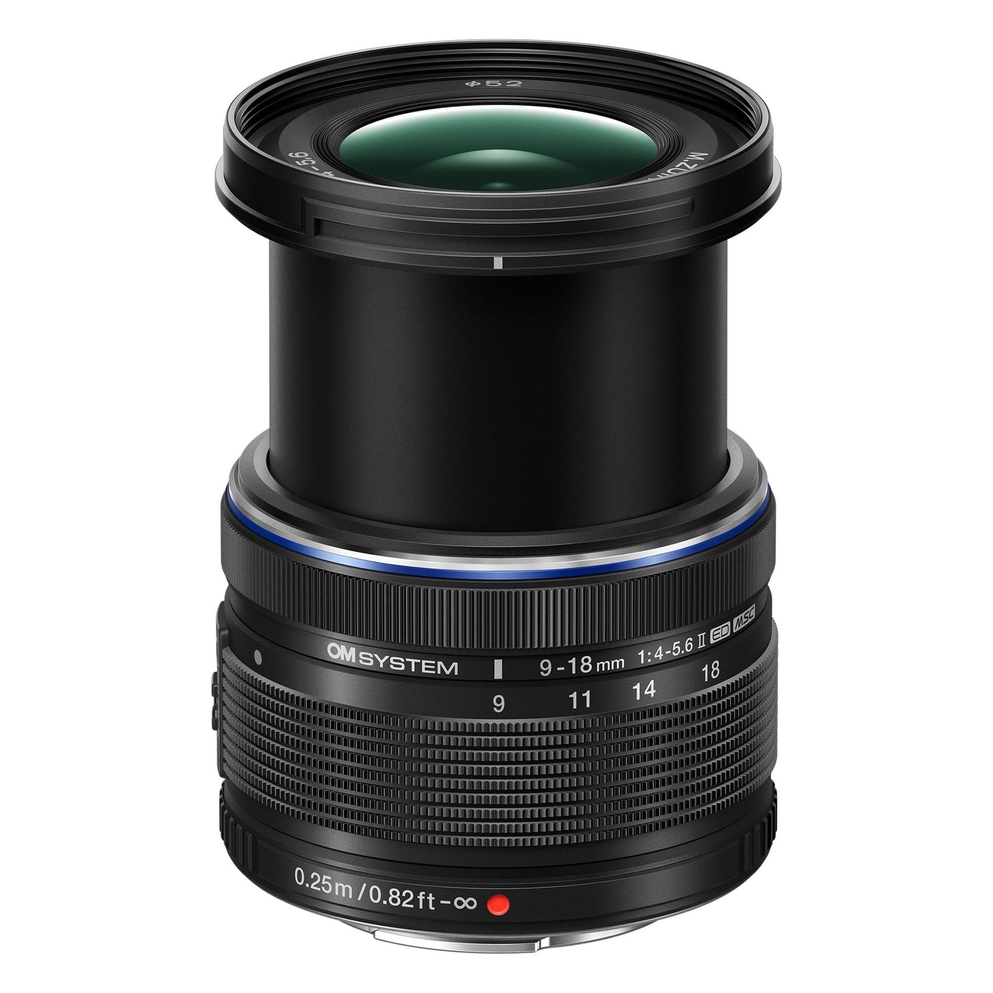 OM SYSTEM Olympus M.Zuiko Digital 9-18mm F4.0-5.6 II for Micro Four Thirds System Camera, Wide Angle Zoom, Portable Design