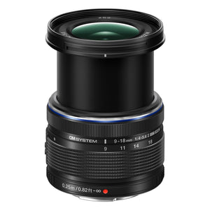 OM SYSTEM Olympus M.Zuiko Digital 9-18mm F4.0-5.6 II for Micro Four Thirds System Camera, Wide Angle Zoom, Portable Design