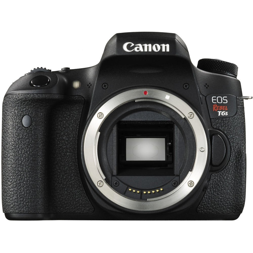Canon EOS Rebel T6S DSLR Camera 18-135mm is STM Lens + LED + UV FLD CPL Filter Kit + Wide Angle & Telephoto Lens Pro Bundle