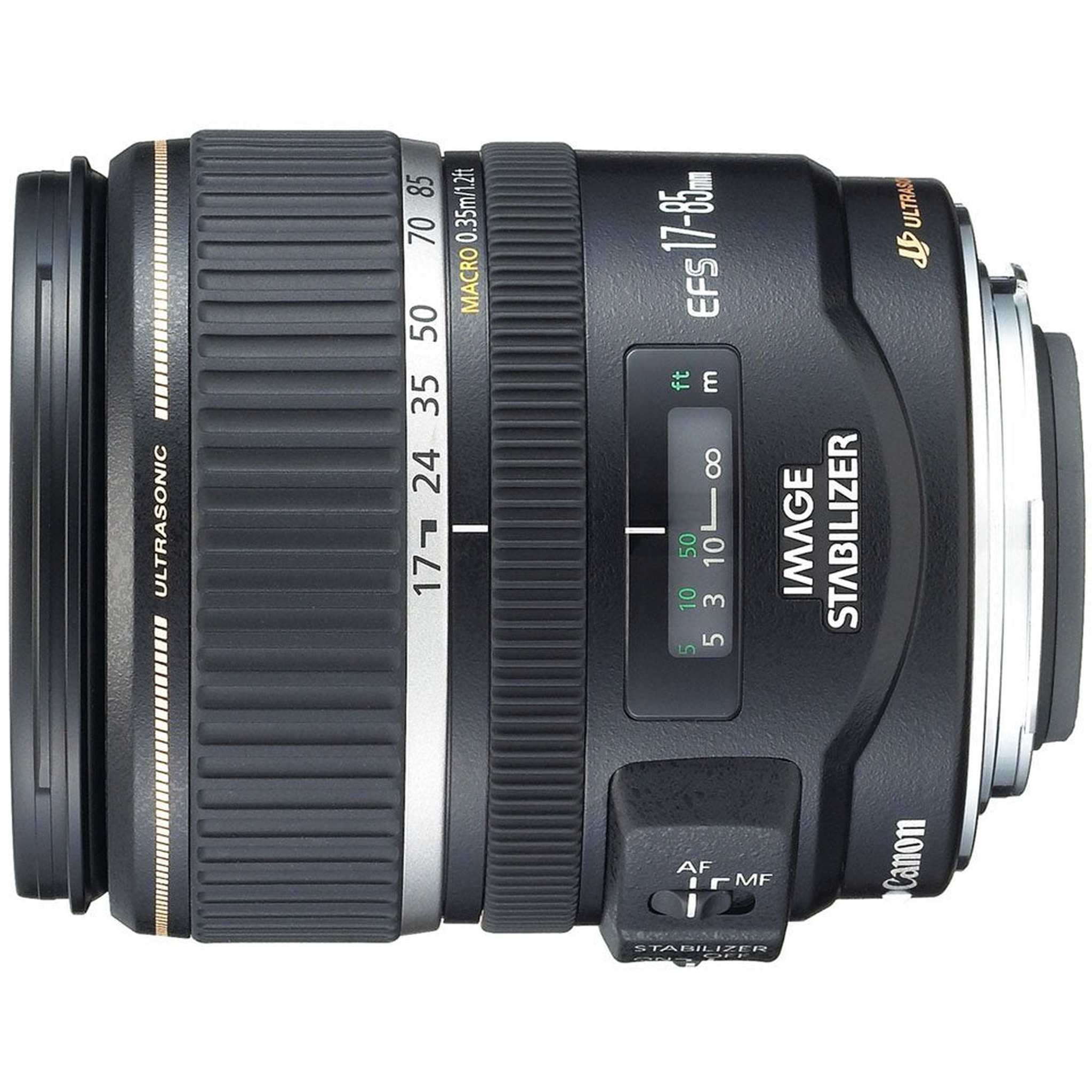 Canon EF-S 17-85mm f/4-5.6 Image Stabilized USM SLR Lens for EOS Digital SLR's - White Box Bulk Packaging Canon