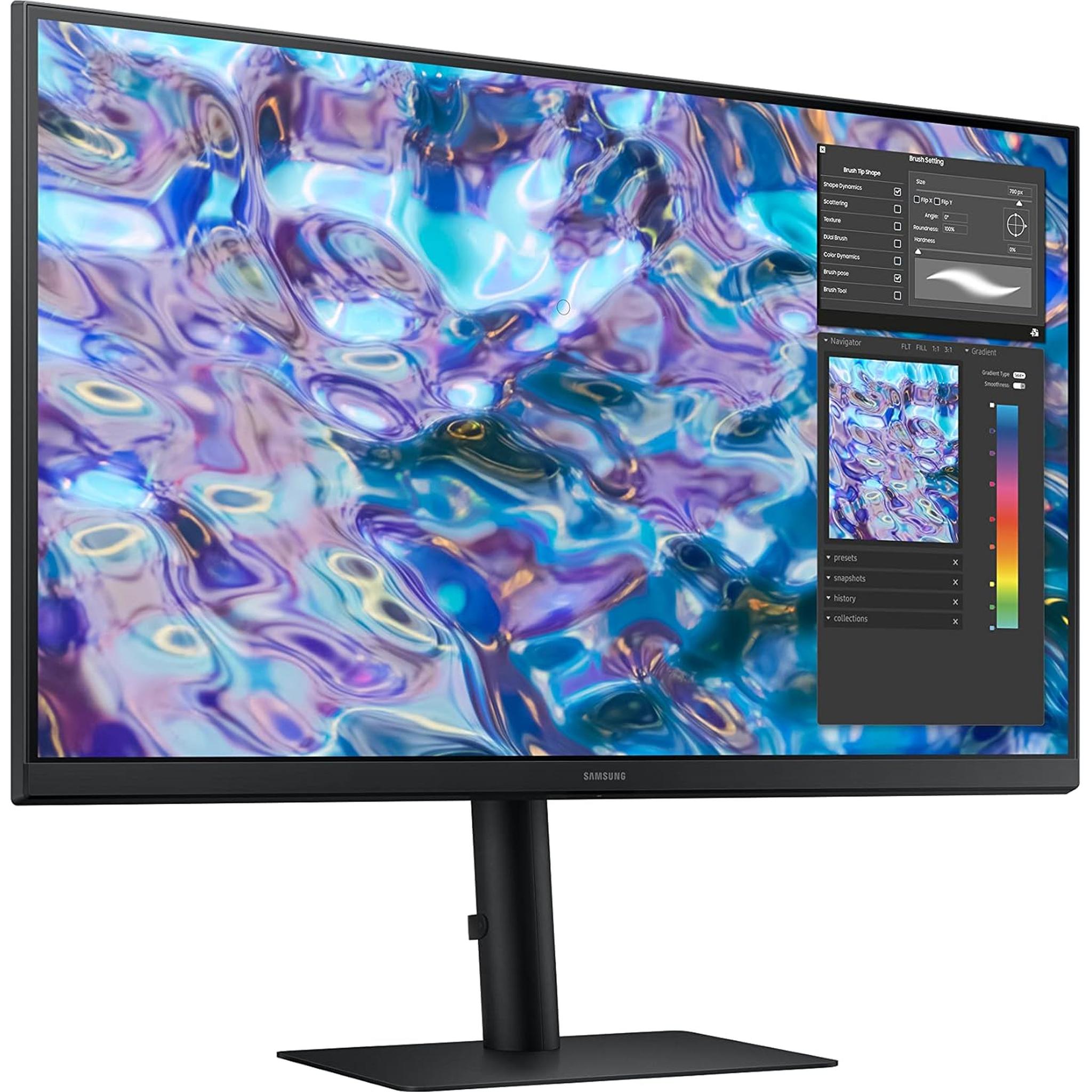 SAMSUNG S61B Series 27-Inch QHD Computer Monitor LS27B610EQNXZA Black Samsung