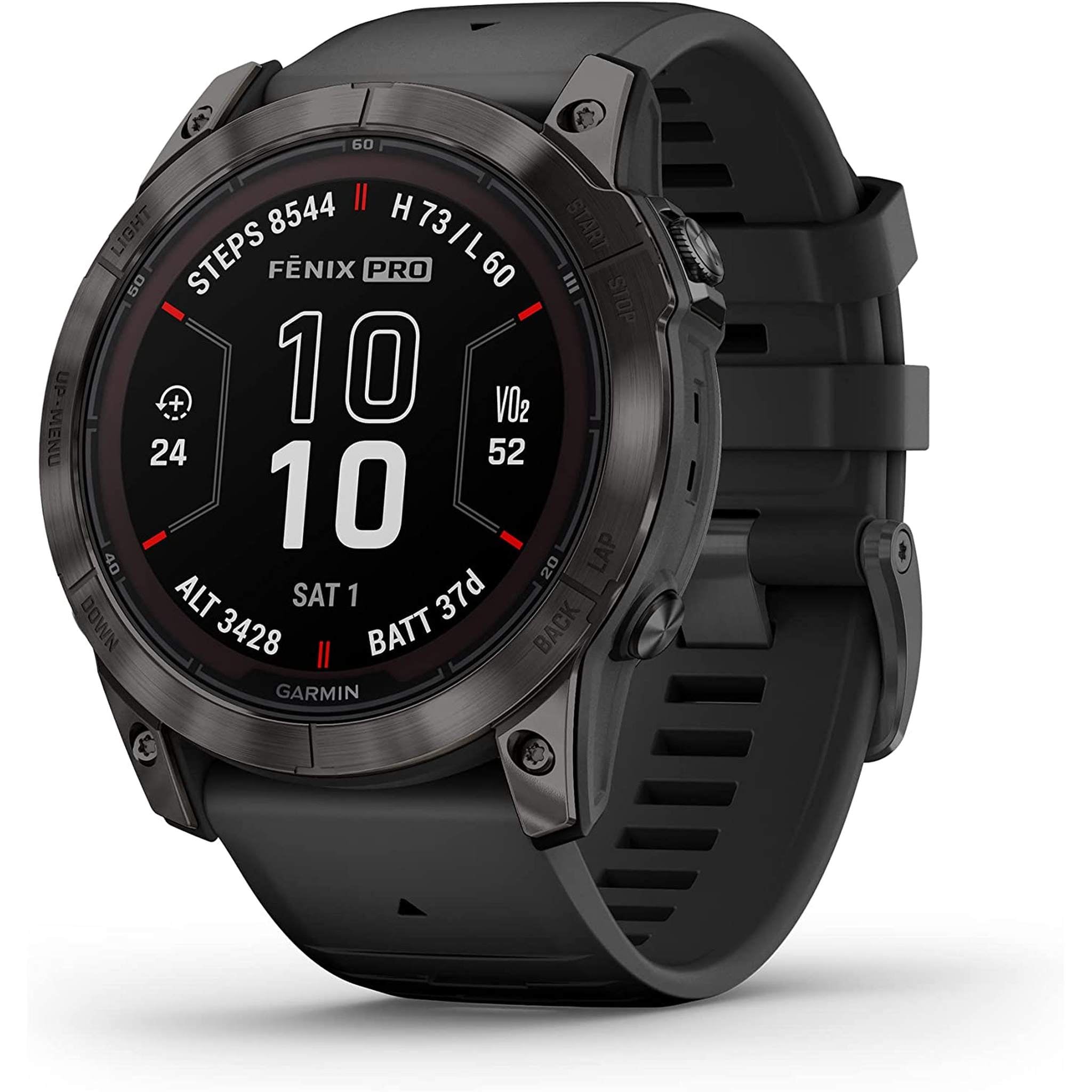 Garmin fenix 7 Pro Solar Sapphire Carbon Gray Titanium Black with Accessories Garmin