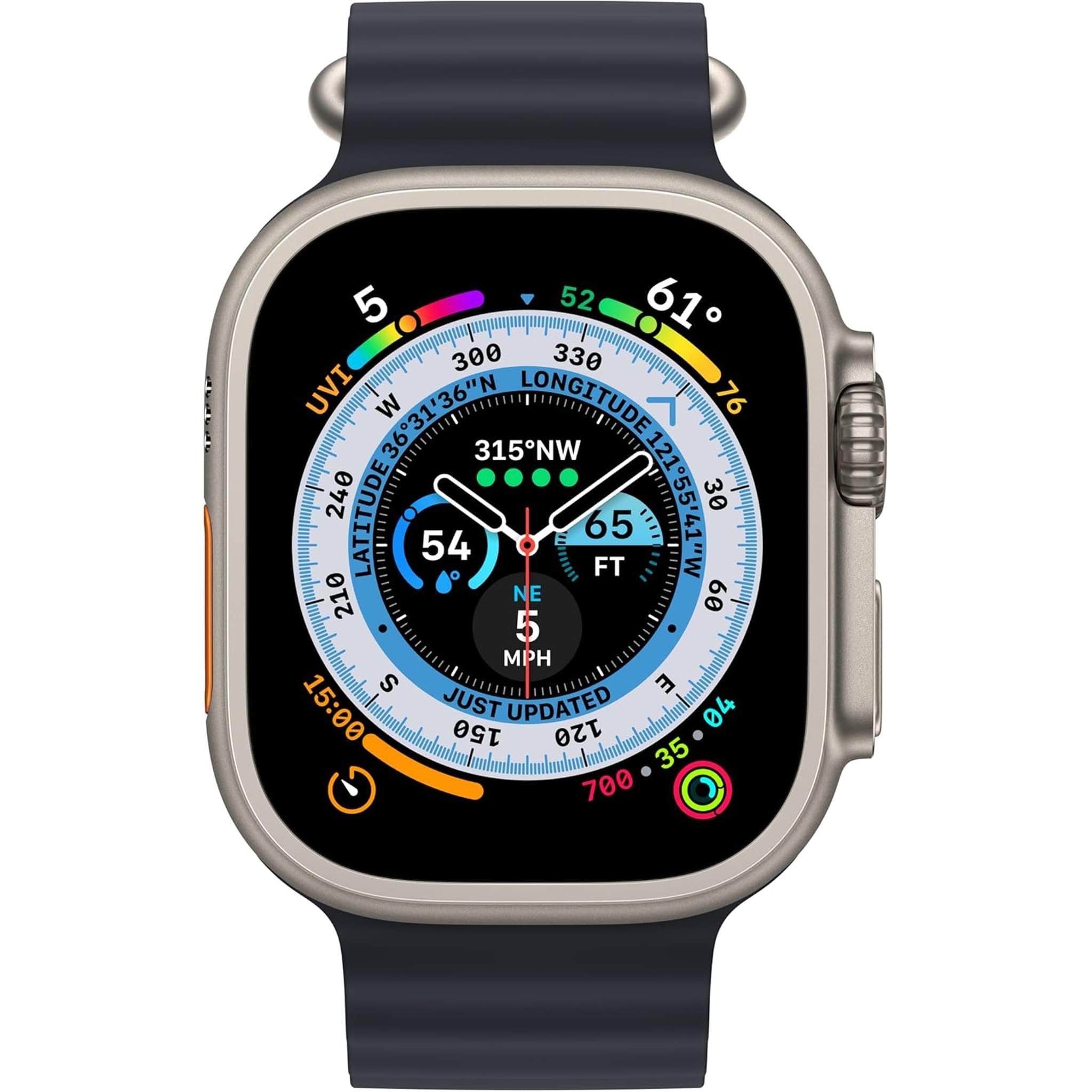 Apple Watch Band - Ocean Band 49mm - Midnight - Regular
