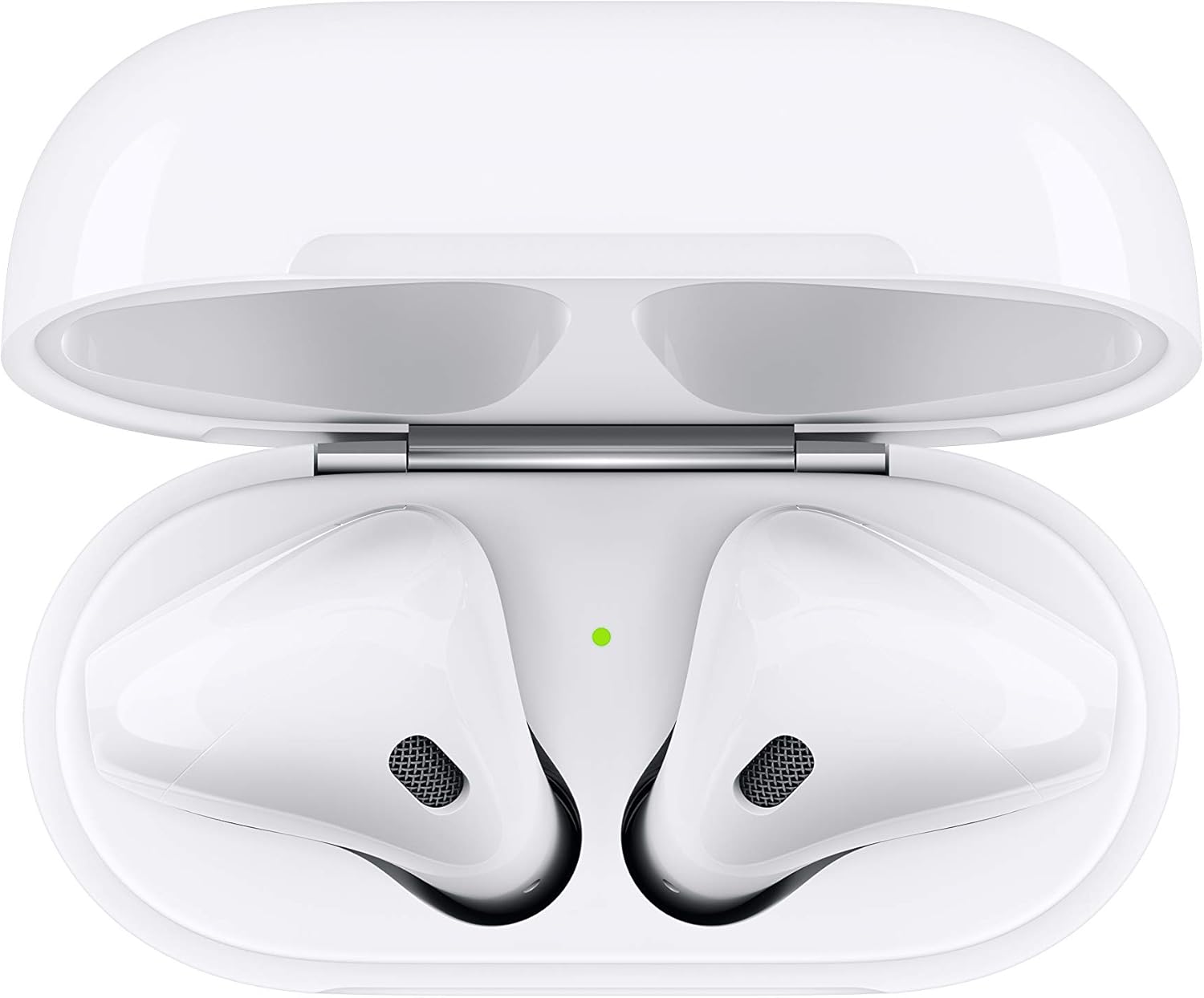 Apple AirPods with Charging Case (2nd Generation) (MV7N2AM/A) - With Cleaning Cloth and USB Power Adapter (Renewed) - Reconditioned