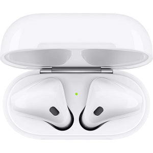 Apple AirPods with Charging Case 2nd Generation MV7N2AM/A - With Cleaning Cloth and USB Power Adapter Renewed - Reconditioned Apple