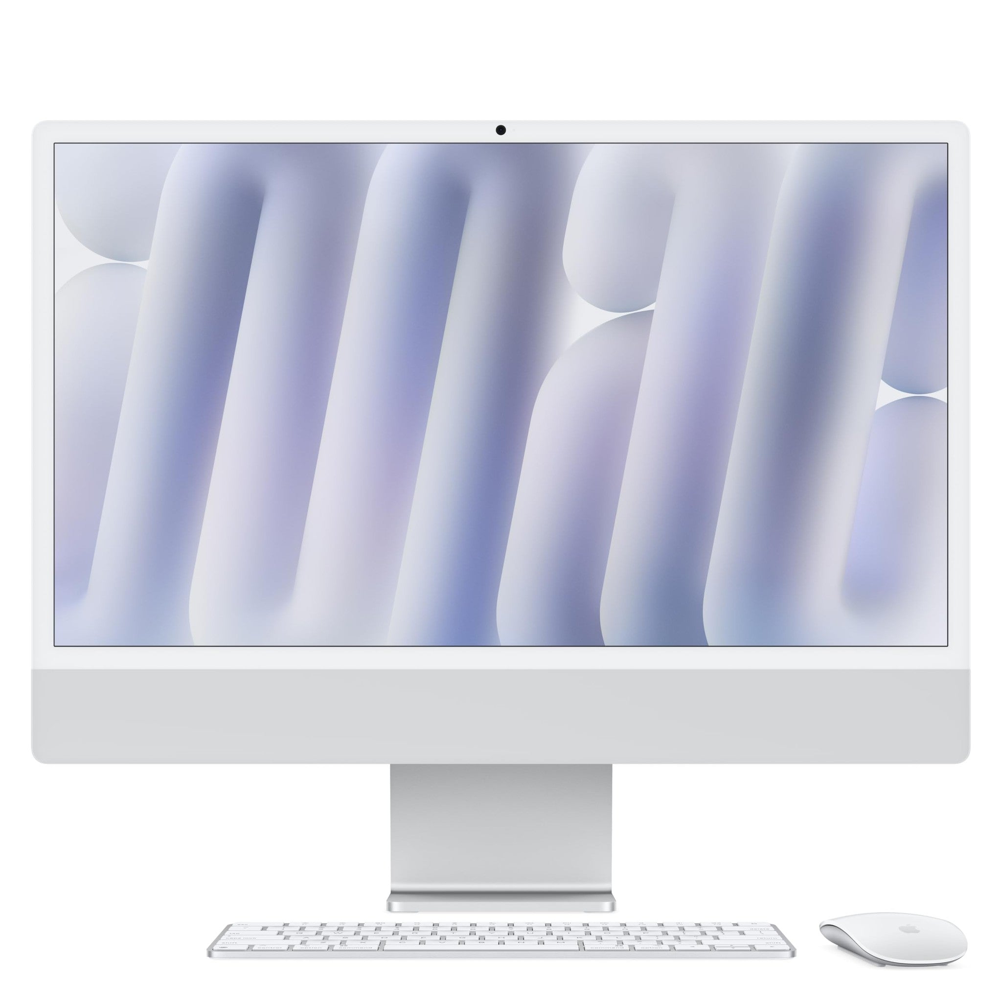 Apple 2024 iMac All-in-One Desktop Computer with M4 chip with 8-core CPU and 8-core GPU: Built for Apple Intelligence, 24-inch Retina Display, 16GB Unified Memory, 256GB SSD Storage; Silver Apple