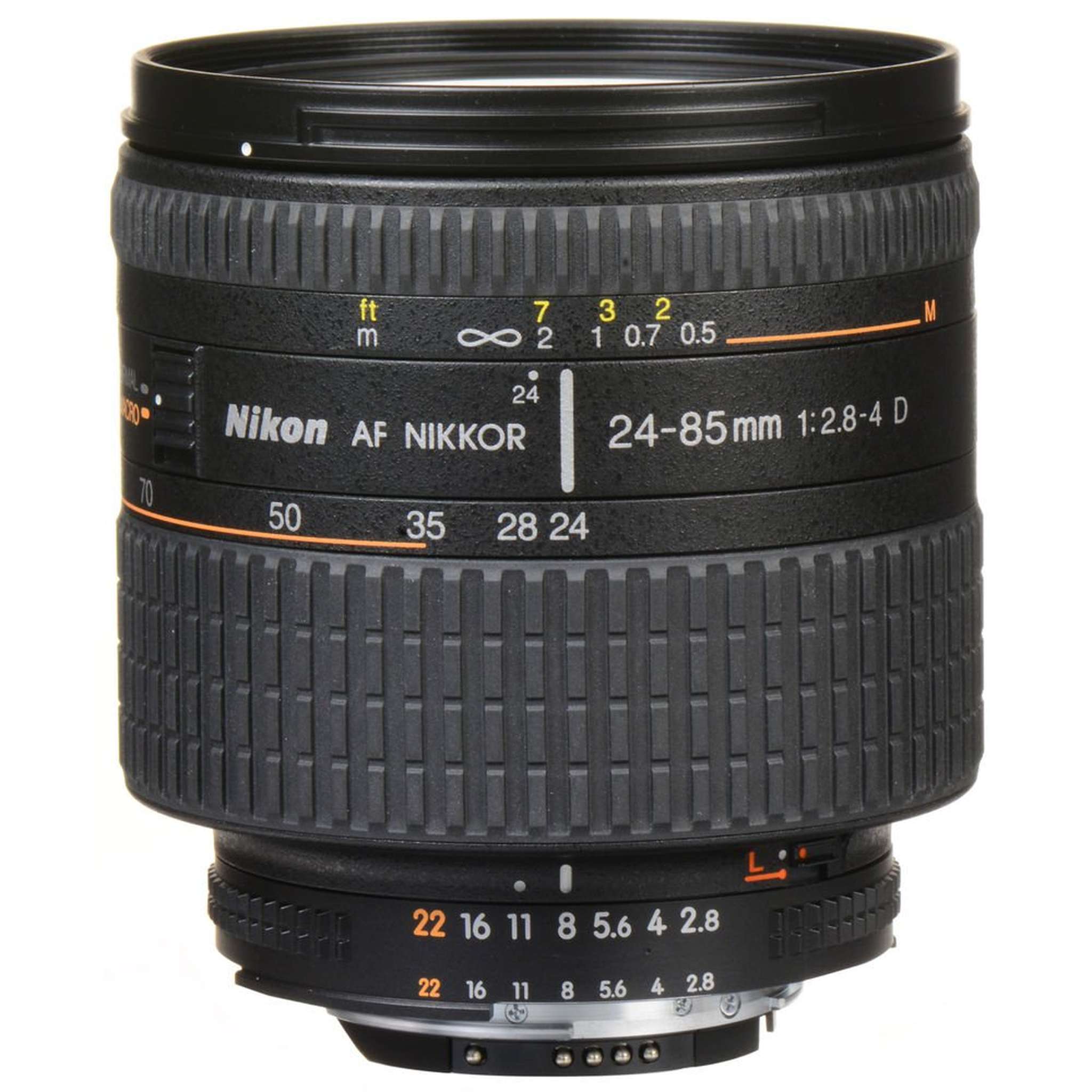 Nikon AF Zoom-NIKKOR 24-85mm f/2.8-4D IF Lens with Pro Filter Certified Refurbished - Reconditioned Nikon