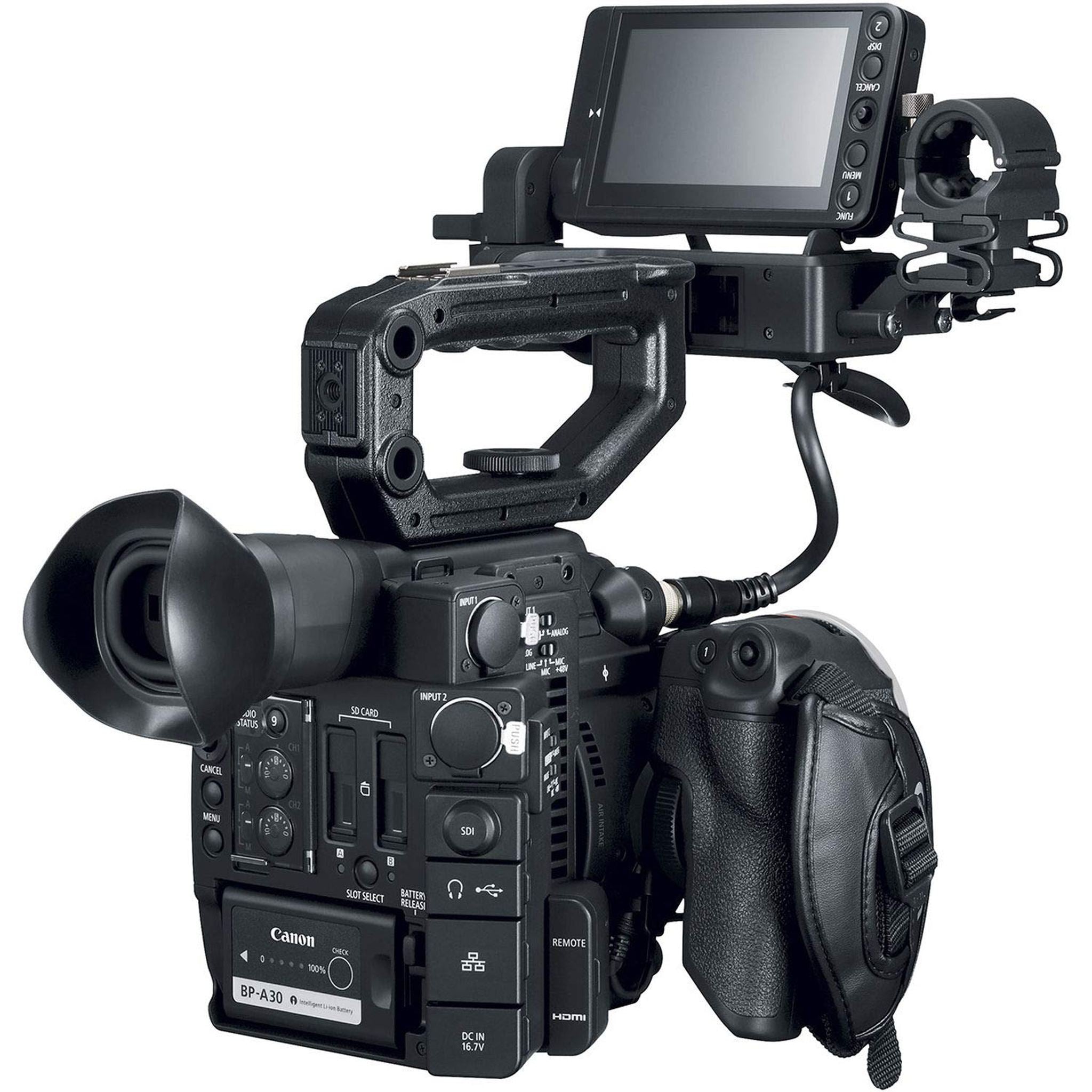 Canon EOS C200 Cinema Camera -EF-Mount International Model 2215C002 Bundle + Canon 24-70 F/2.8L II USM + Memory + More Canon