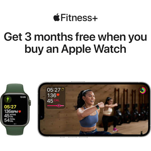 Apple Watch Series 7 GPS, 41mm Blue Case with Blue Sport Band - Renewed - Reconditioned Apple