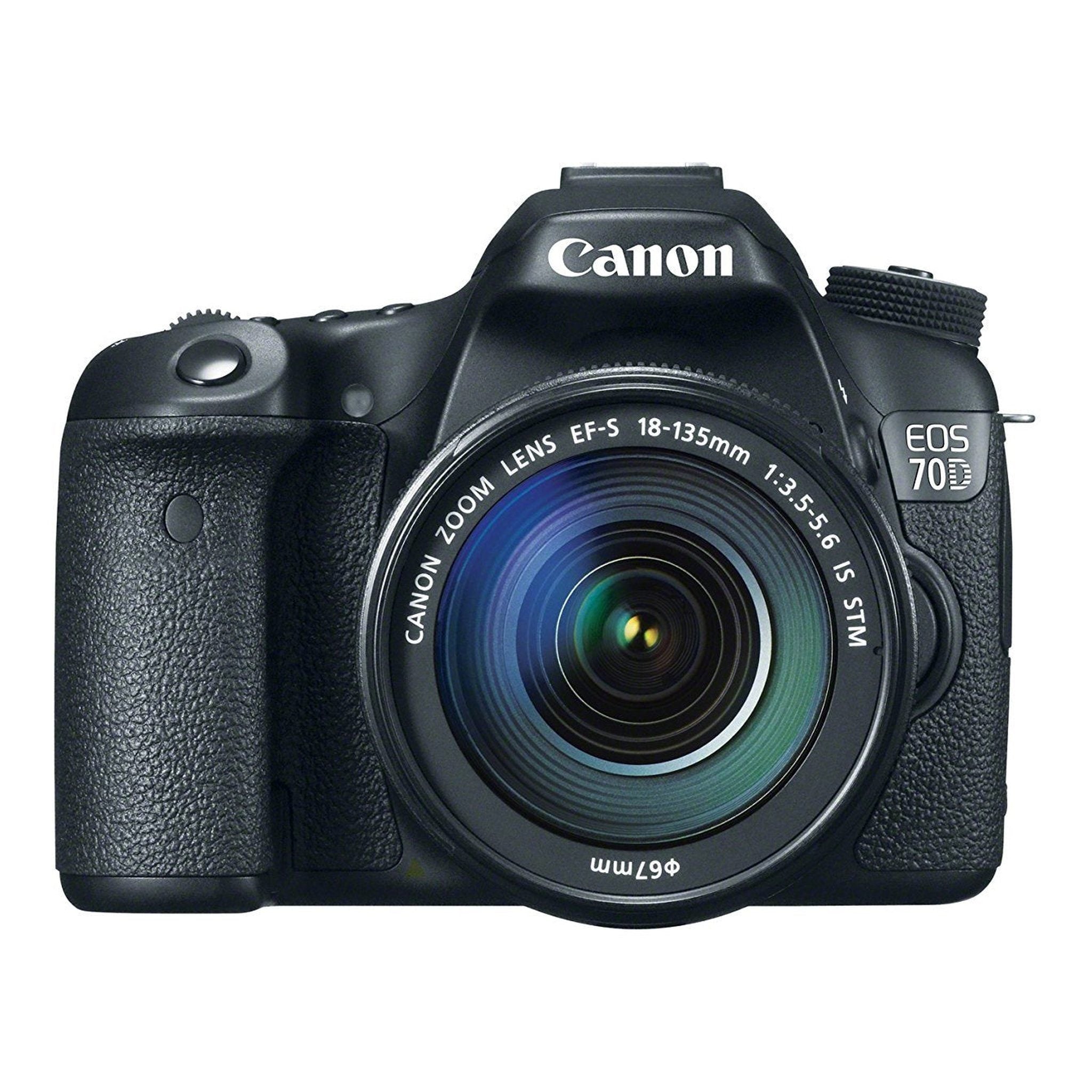 Canon EOS 70D DSLR Camera with 18-135mm f/3.5-5.6 STM Lens and Built-in Wi-Fi Renewed - Reconditioned Canon