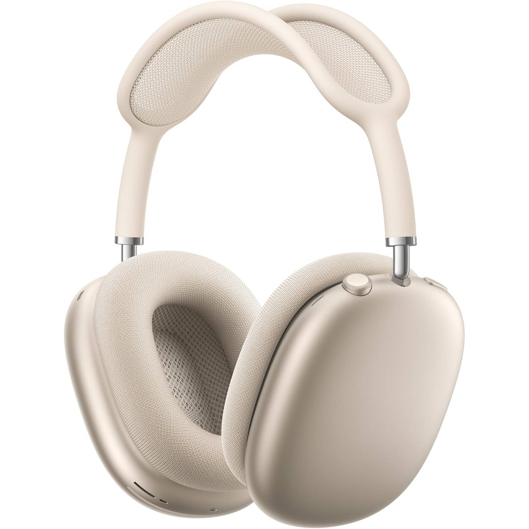 Apple AirPods Max Wireless Over-Ear Headphones, Pro-Level Active Noise Cancellation, Transparency Mode, Personalized Spatial Audio, USB-C Charging, Bluetooth Headphones for iPhone - Starlight