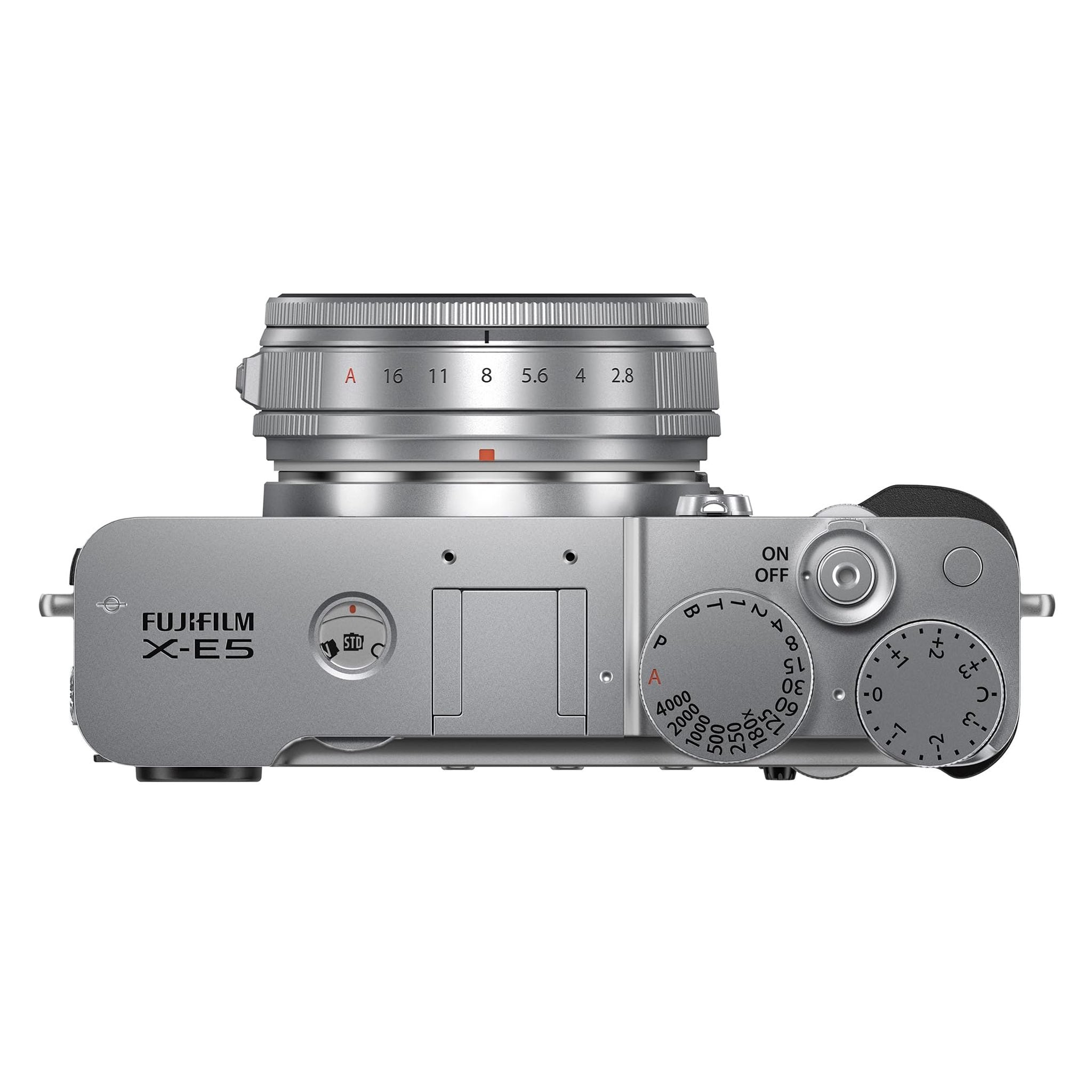 FUJIFILM X-E5 Mirrorless Digital Camera XF23mmF2.8 Lens Kit - Silver