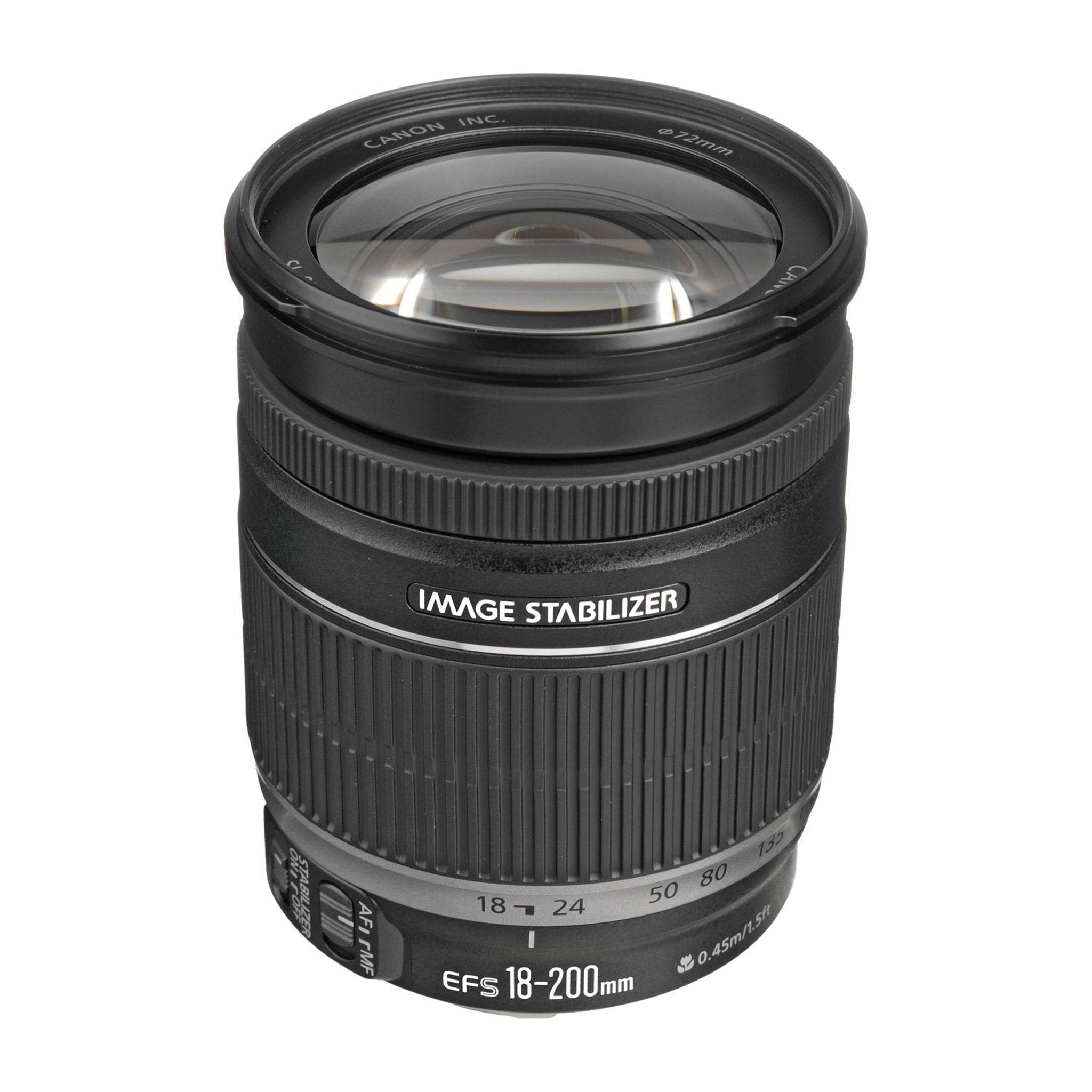 Canon EF-S 18-200mm f/3.5-5.6 IS Standard Zoom Lens for Canon DSLR Cameras - Used Canon