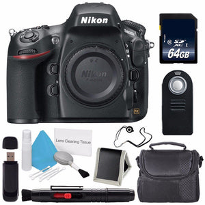 Nikon D800E Digital Camera Body Only International Model + Carrying Case + Lens Pen Cleaner + Lens Cap Keeper + 64GB Memory Card
