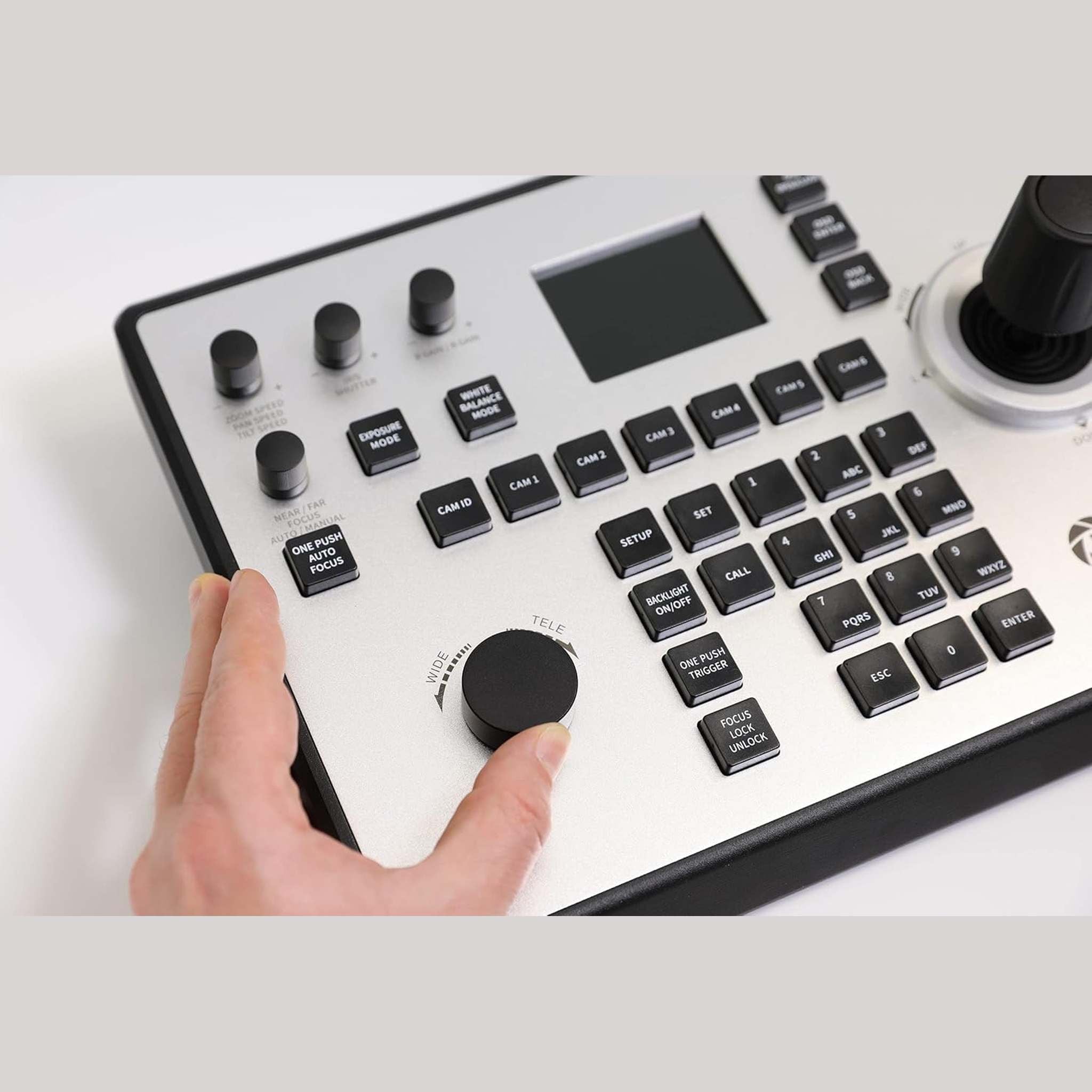 PTZOptics 4th Generation IP/Serial Joystick Controller for PTZ Cameras