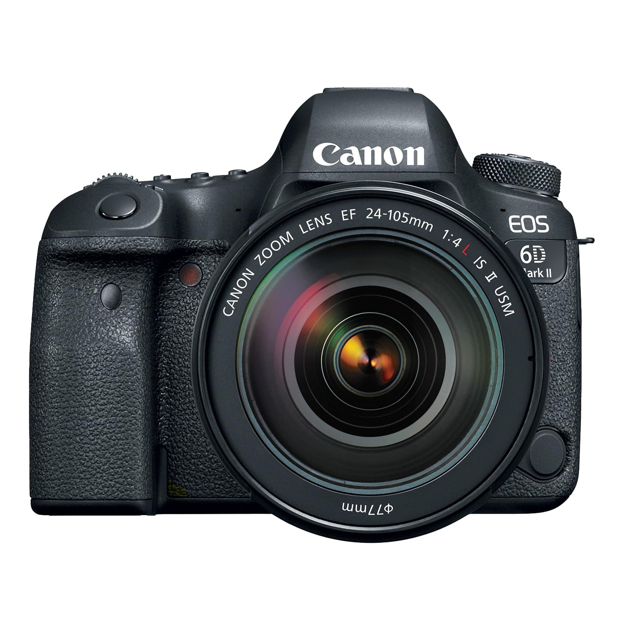Canon EOS 6D Mark II DSLR Camera with EF 24-105mm USM Lens, WiFi Enabled Black