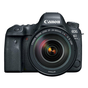 Canon EOS 6D Mark II DSLR Camera with EF 24-105mm USM Lens, WiFi Enabled Black