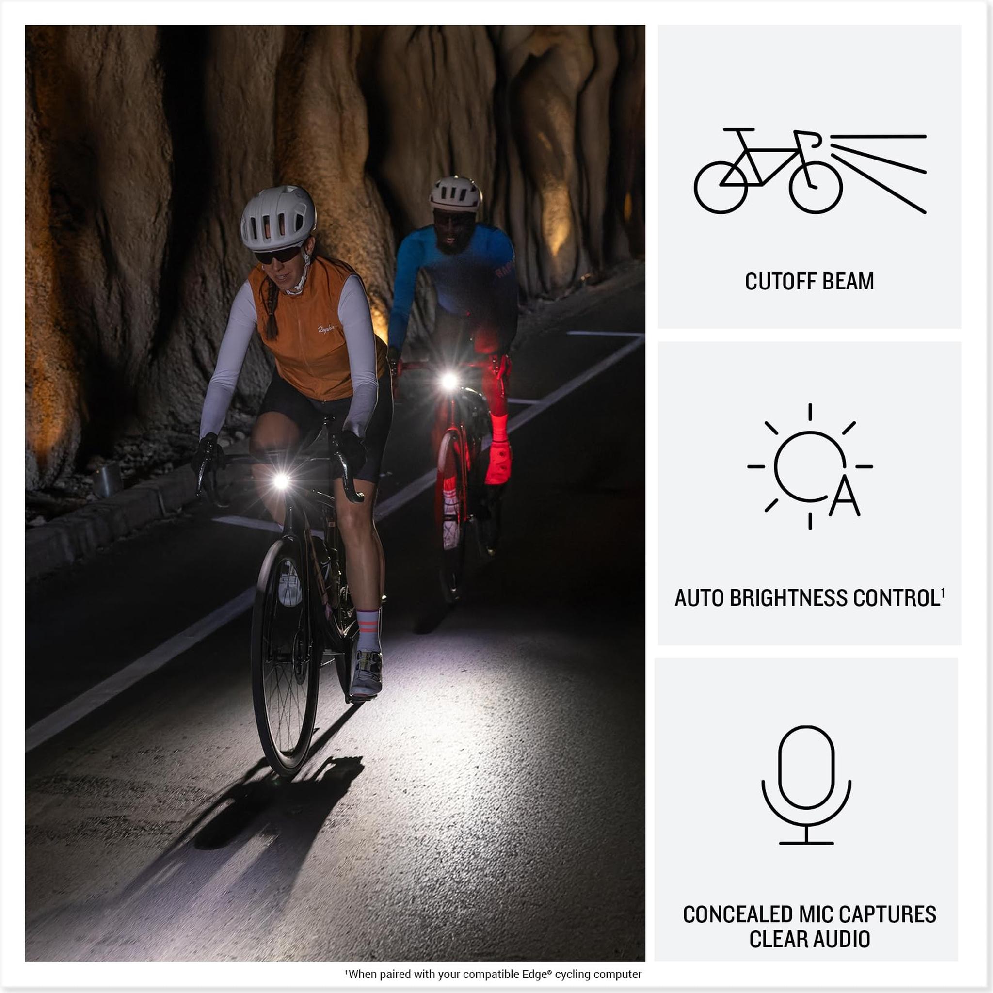 Garmin Varia™ Vue, Cycling Headlight and 4k Camera, Light Intensity up to 600 Lumens, Crystal-Clear Video Recording, Incident Detection While Cycling Garmin