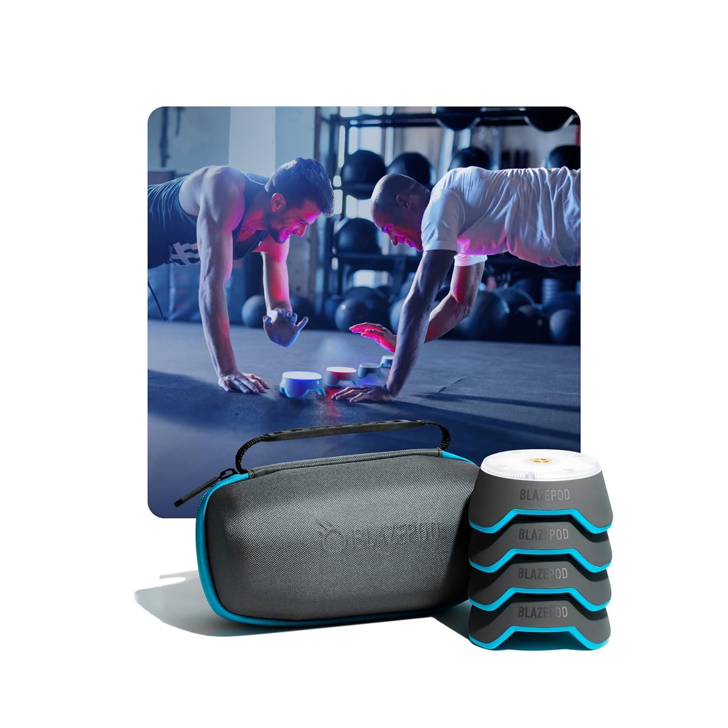 Blazepod Reaction Training Platform Improves Reaction Time And Agility For Athletes, Trainers, Coaches, Physical & Neurological Therapists, Fitness Trainers, Physical Educators 4 Pods