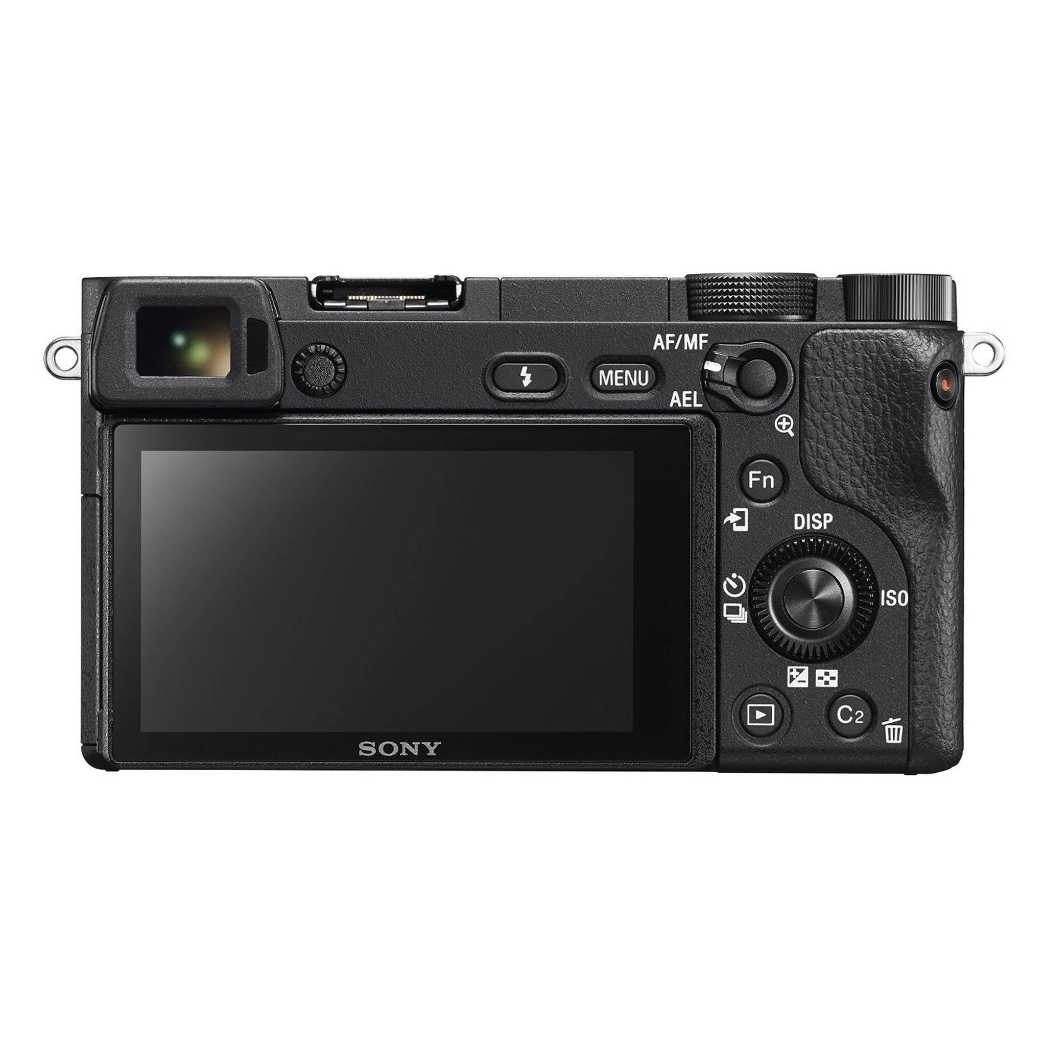 Sony Alpha a6300 Mirrorless Digital Camera International Model w/ 16-50, Black Sony
