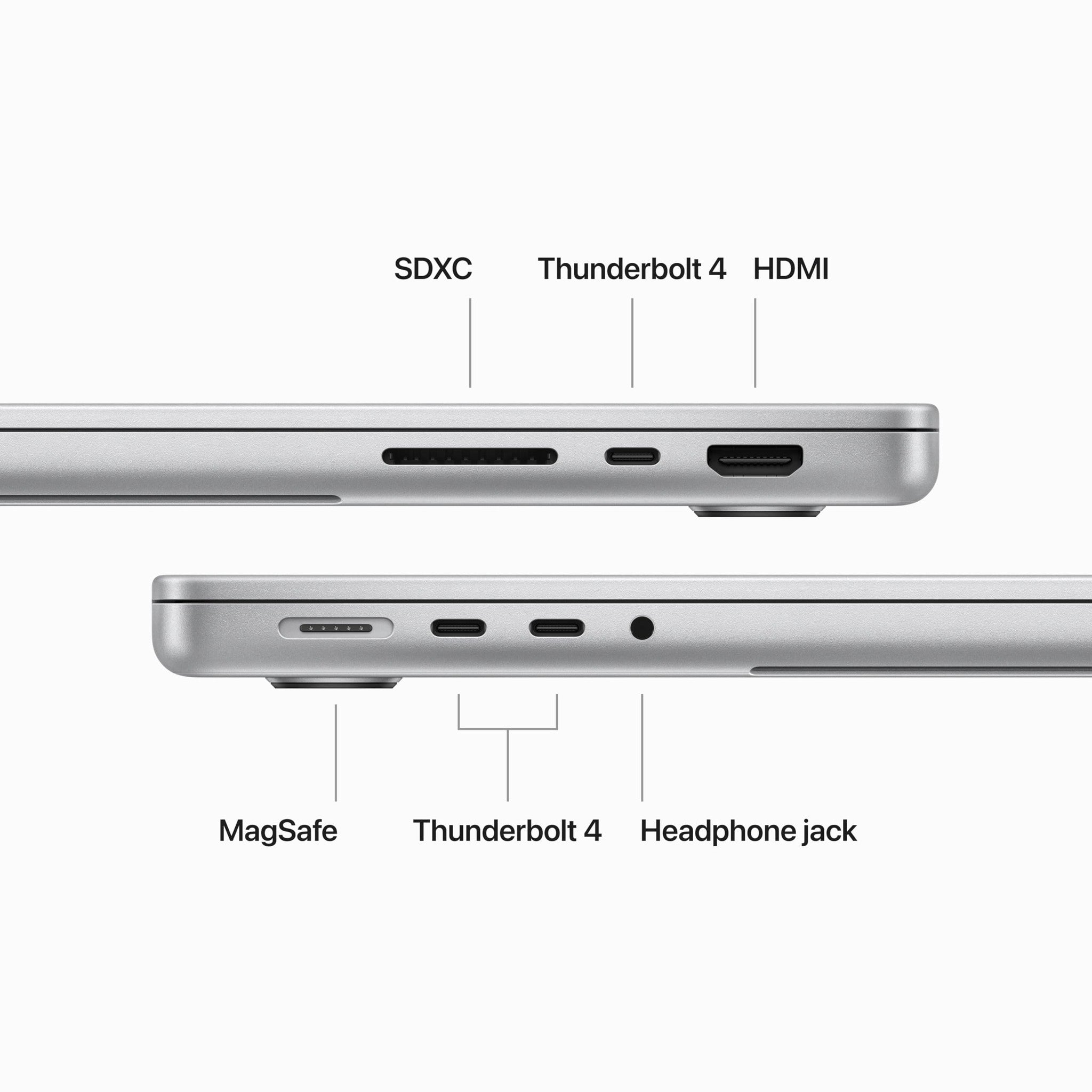 Apple 2023 MacBook Pro Laptop M3 Pro chip with 12‑core CPU, 18‑core GPU: 14.2-inch Liquid Retina XDR Display, 18GB Unified Memory, 1TB SSD Storage. Works with iPhone/iPad; Silver - Reconditioned Apple