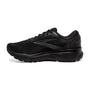 Brooks Women’s Ghost 16 Neutral Running Shoe - Black/Black/Ebony - 8.5 Narrow