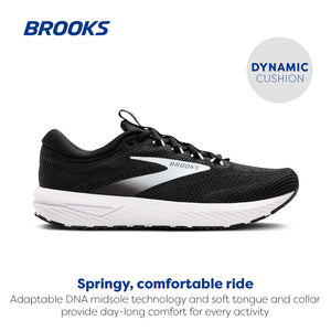Brooks Women’s Revel 7 Neutral Running Shoe - Black/White - 10 Medium