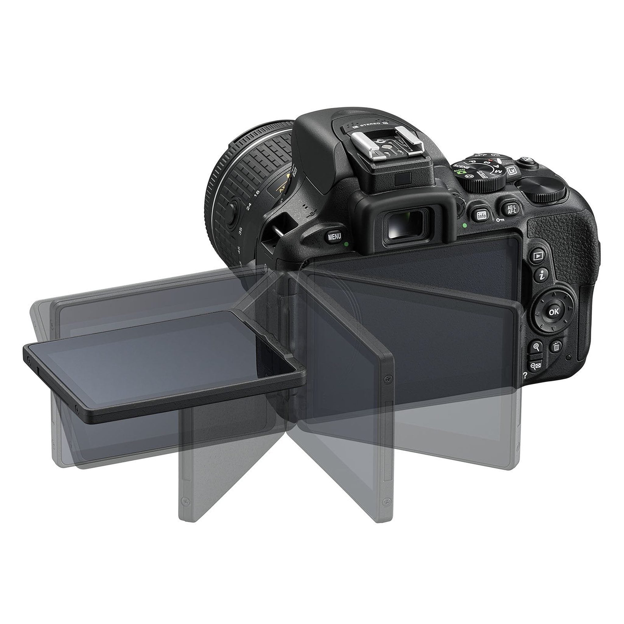 D5600 DX-Format Digital SLR w/AF-P DX NIKKOR 18-55mm f/3.5-5.6G VR - Used Nikon