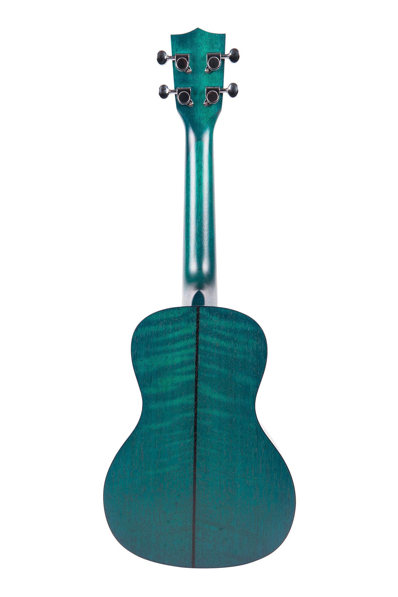 Kala Brand Music Co. Blue Exotic Mahogany, 4-String Ukulele, Right-Handed, Concert (KA-CEMB)