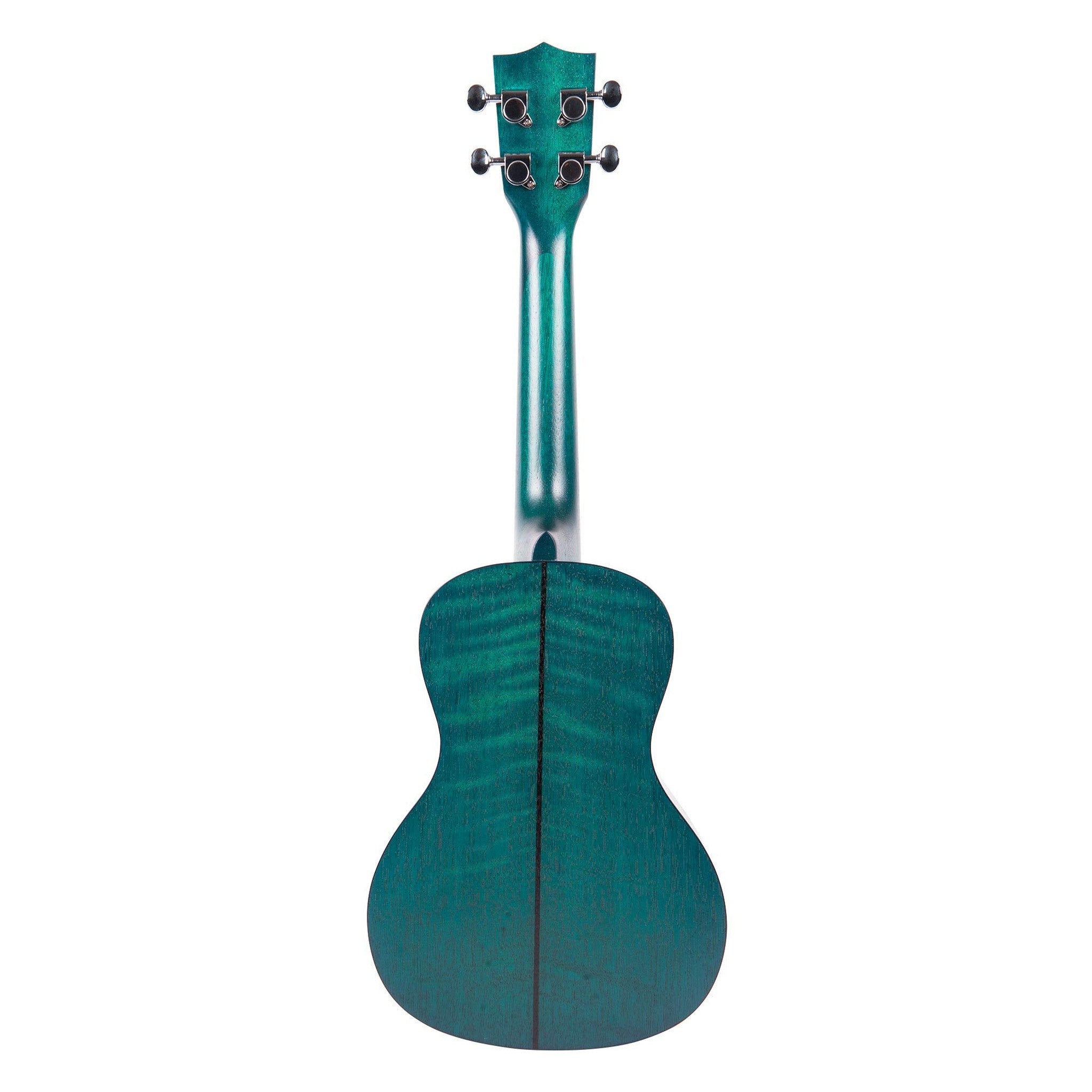 Kala Brand Music Co. Blue Exotic Mahogany, 4-String Ukulele, Right-Handed, Concert KA-CEMB Kala